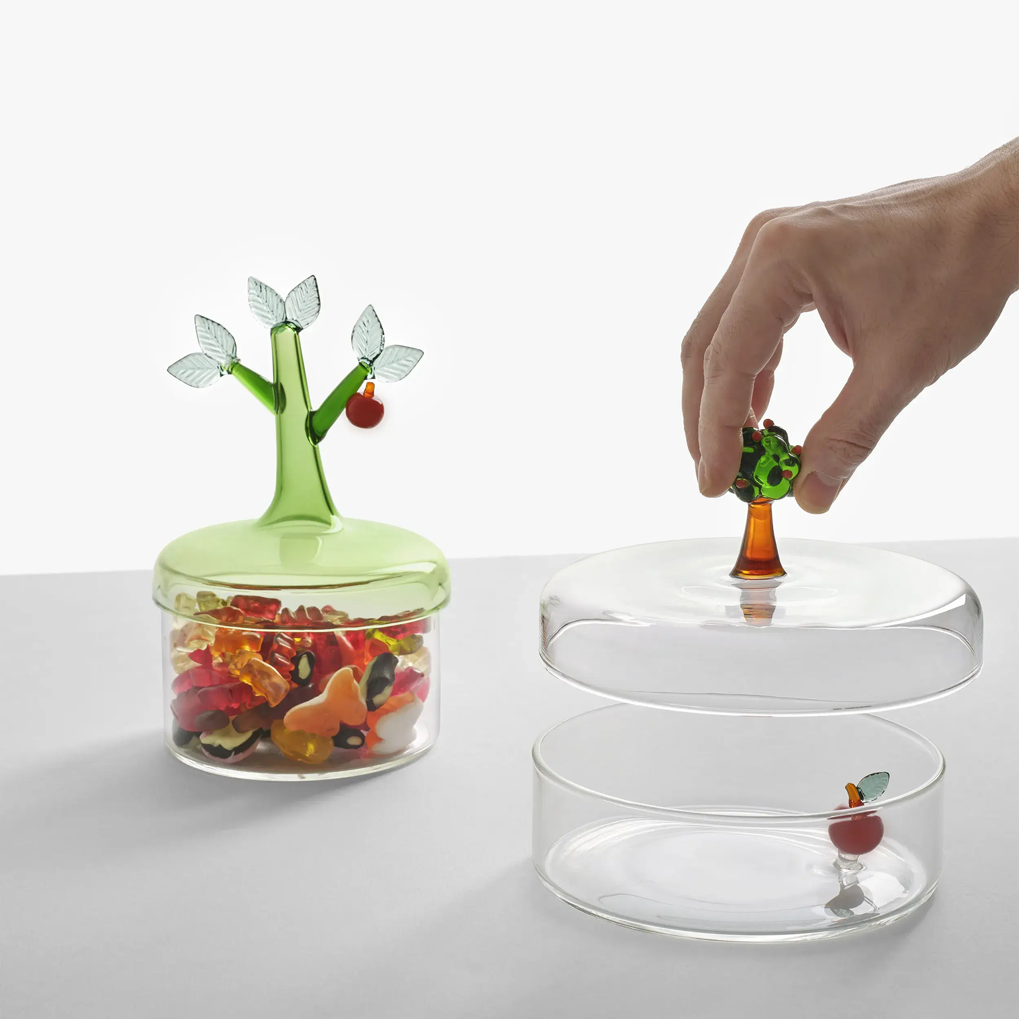 Bomboniera din sticla, Mar, Red Apple by Alessandra Baldereschi - ICHENDORF - Image 1