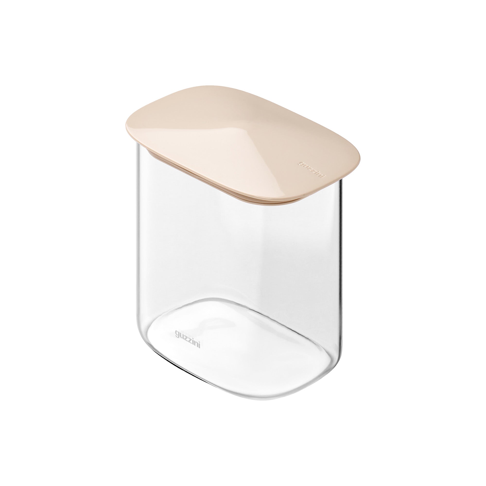 Borcan cu capac bej, forma dreptunghiulara, 1000 ml, Fresh & Style - GUZZINI