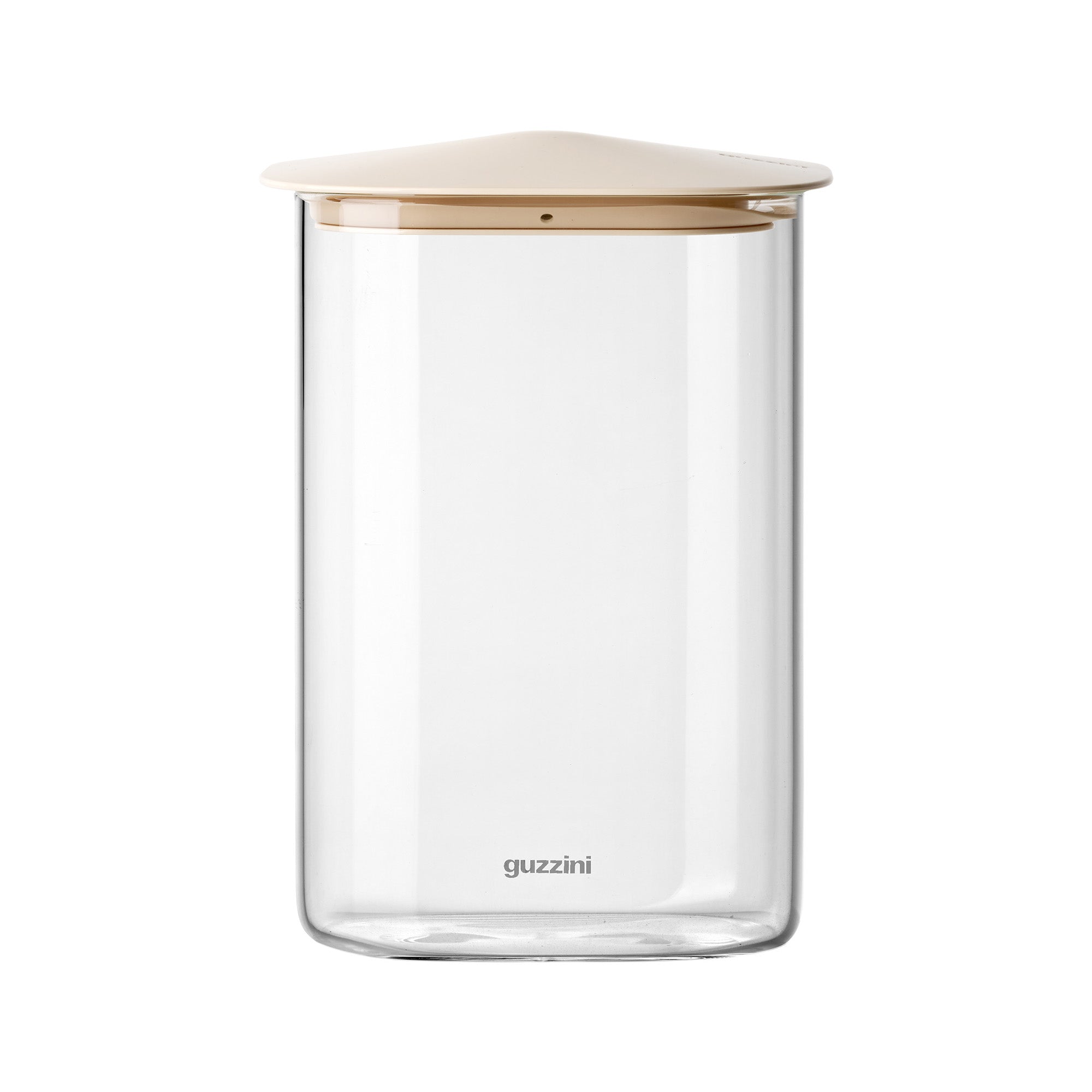 Borcan cu capac bej, forma dreptunghiulara, 1300 ml, Fresh & Style - GUZZINI