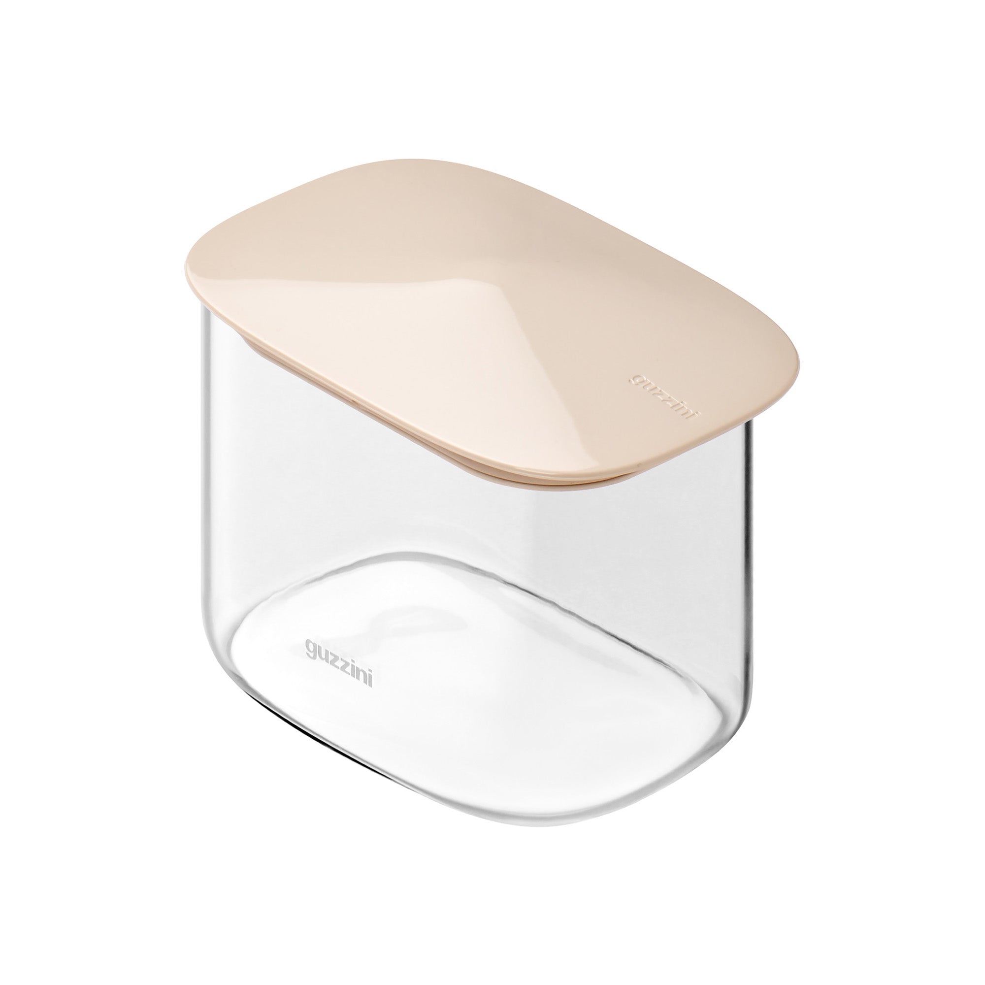 Borcan cu capac bej, forma dreptunghiulara, 600 ml, Fresh & Style - GUZZINI