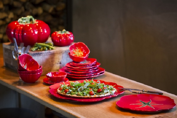 Farfurie pentru desert, 21 cm, Tomate - BORDALLO PINHEIRO - Image 1