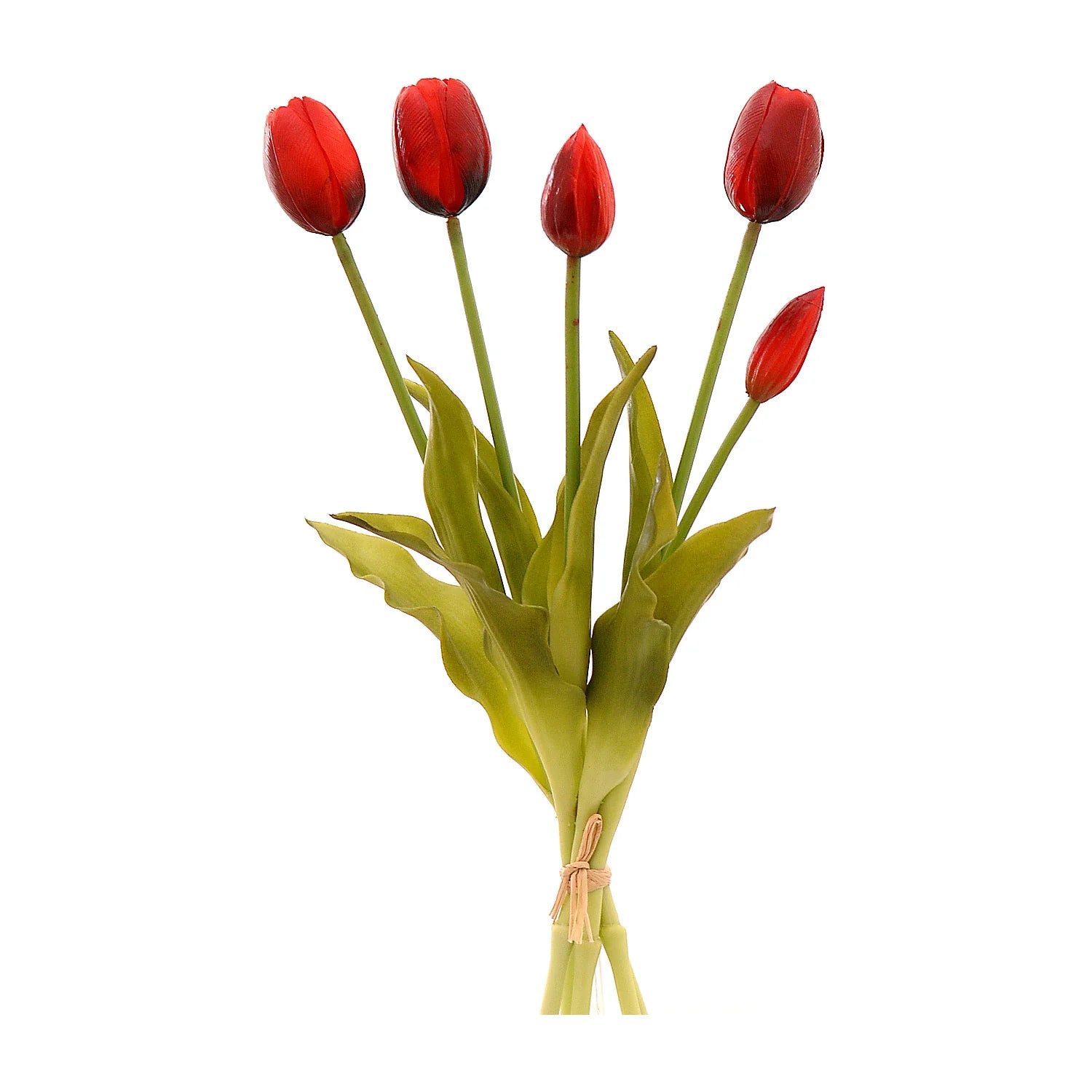 Buchet decorativ lalele, rosu, 40 cm - COOKSHOP SPECIALS