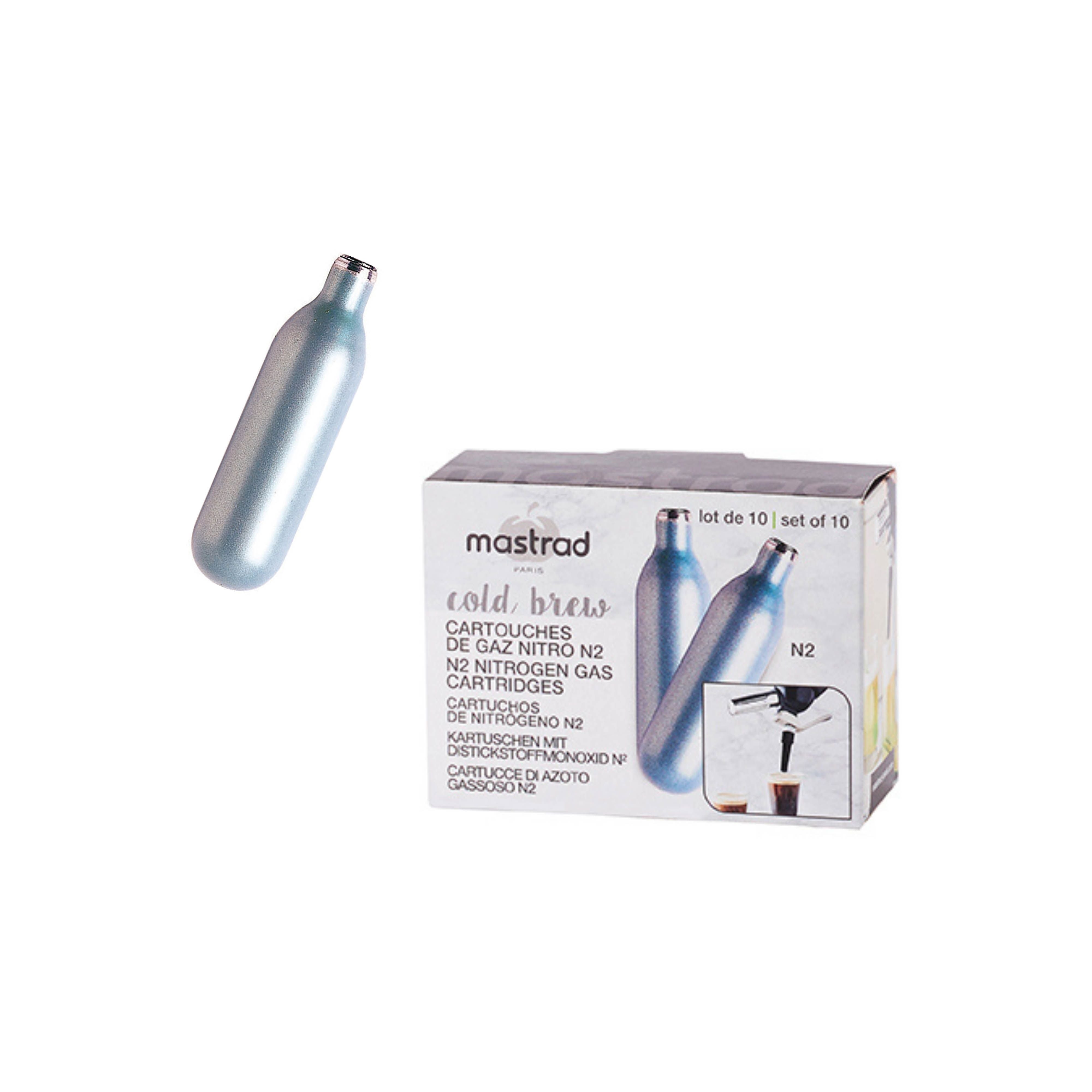 Set de 10 cartuse pentru sifon de frisca, N2 - MASTRAD - Image 6