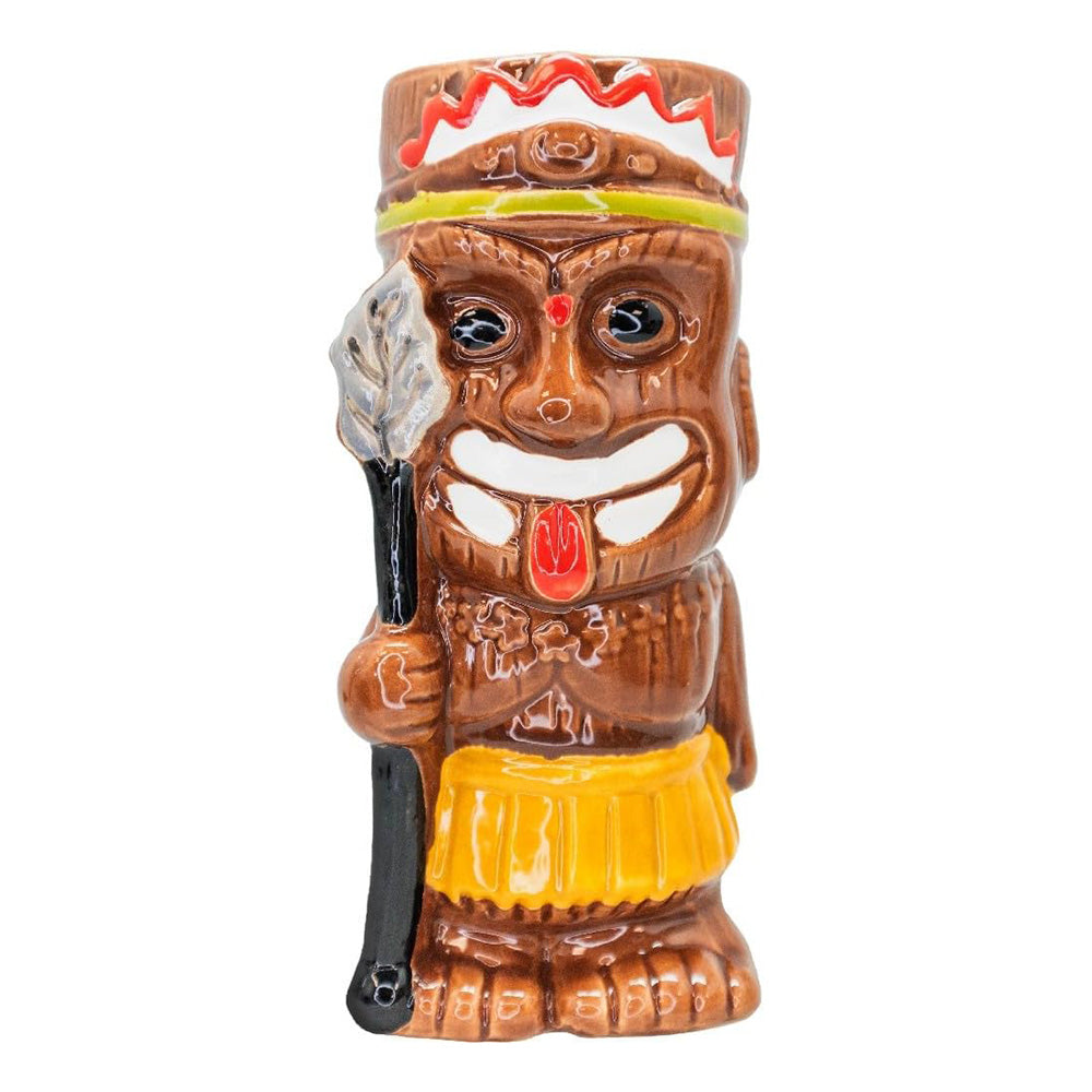 Cana din ceramica, 480 ml, Tiki Warrior - VIN BOUQUET