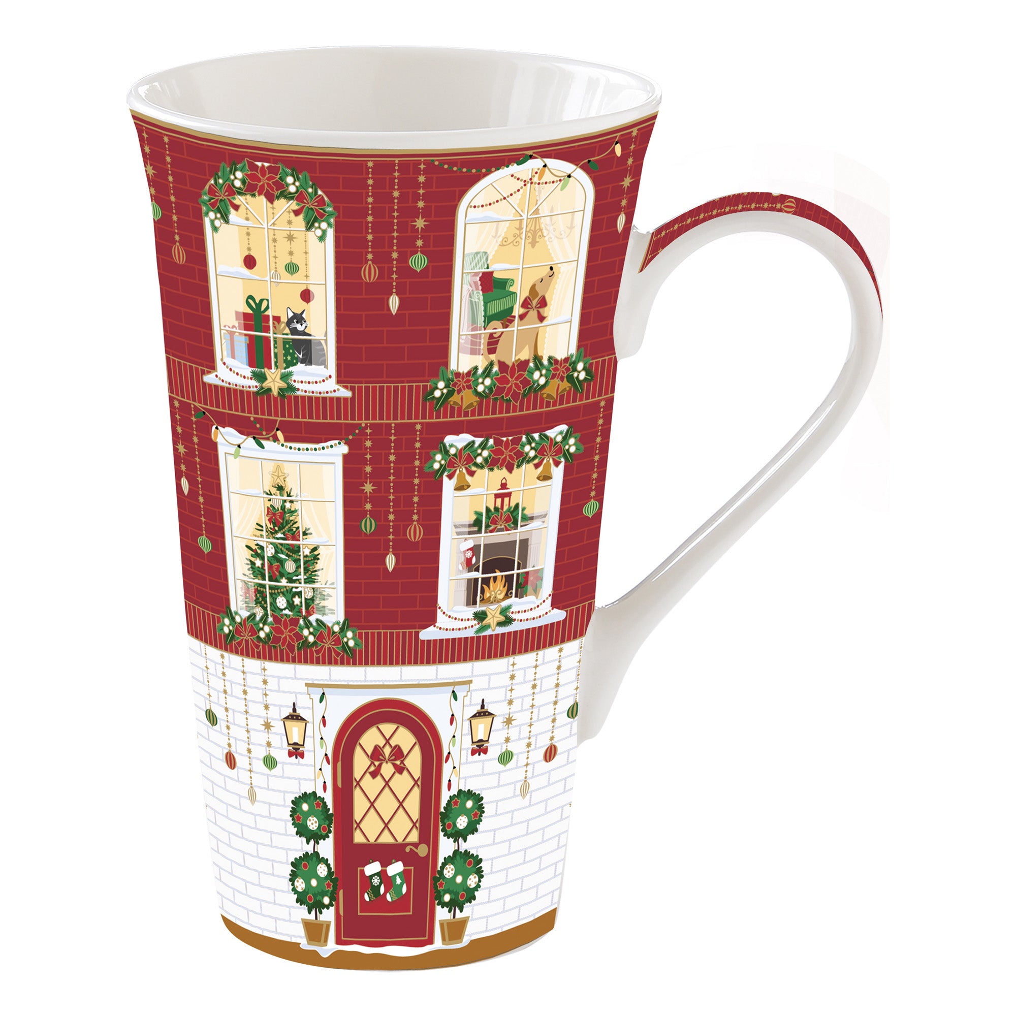 Cana din portelan, 600 ml, Festive Avenue - COOKSHOP SPECIALS