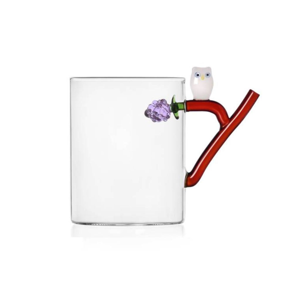 Cana din sticla, bufnita, Fruits and Flower- designer Alessandra Baldereschi - ICHENDORF