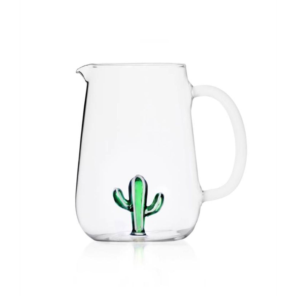 Carafa din sticla, Cactus Green, Desert Plants - designer Alessandra Baldereschi - ICHENDORF