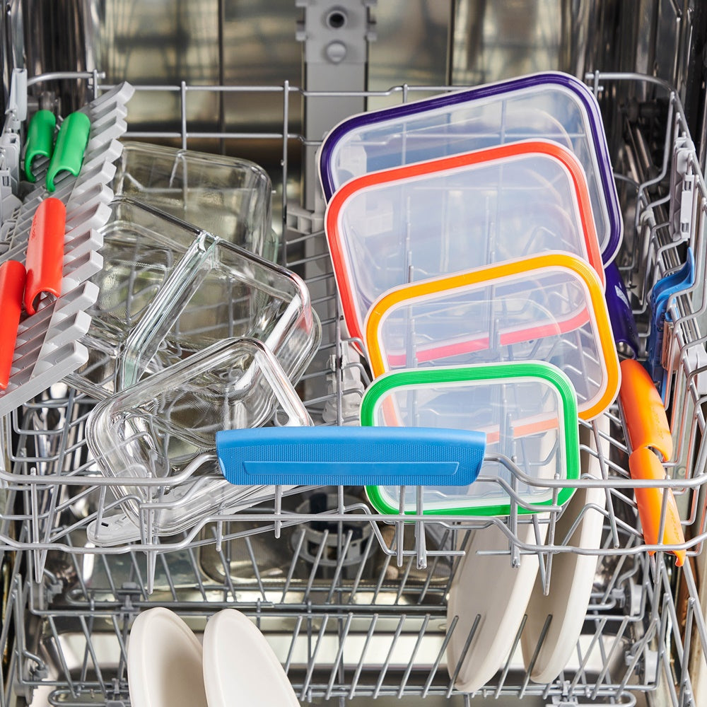 Recipient ermetic din sticla cu capac Stor'eat, 1450 ml, albastru - MASTRAD - Image 4