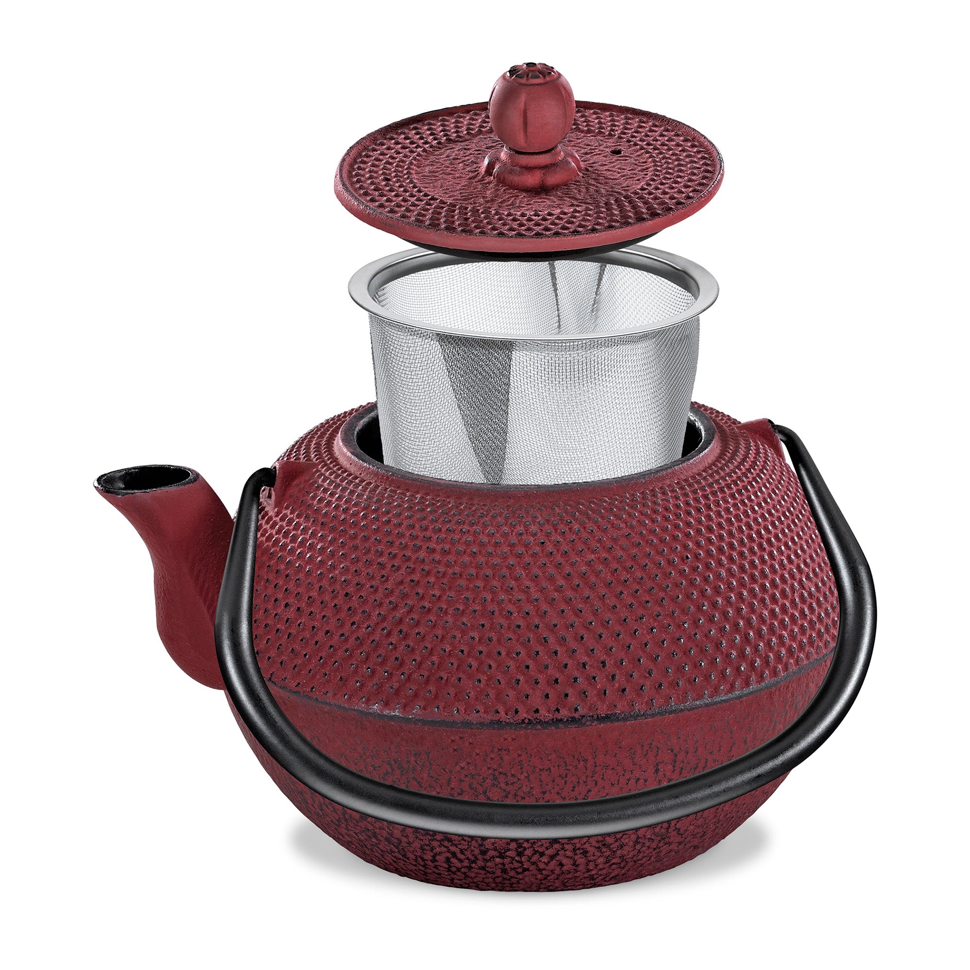 Ceainic din fonta, rosu, 800 ml, Yasmin - KUCHENPROFI