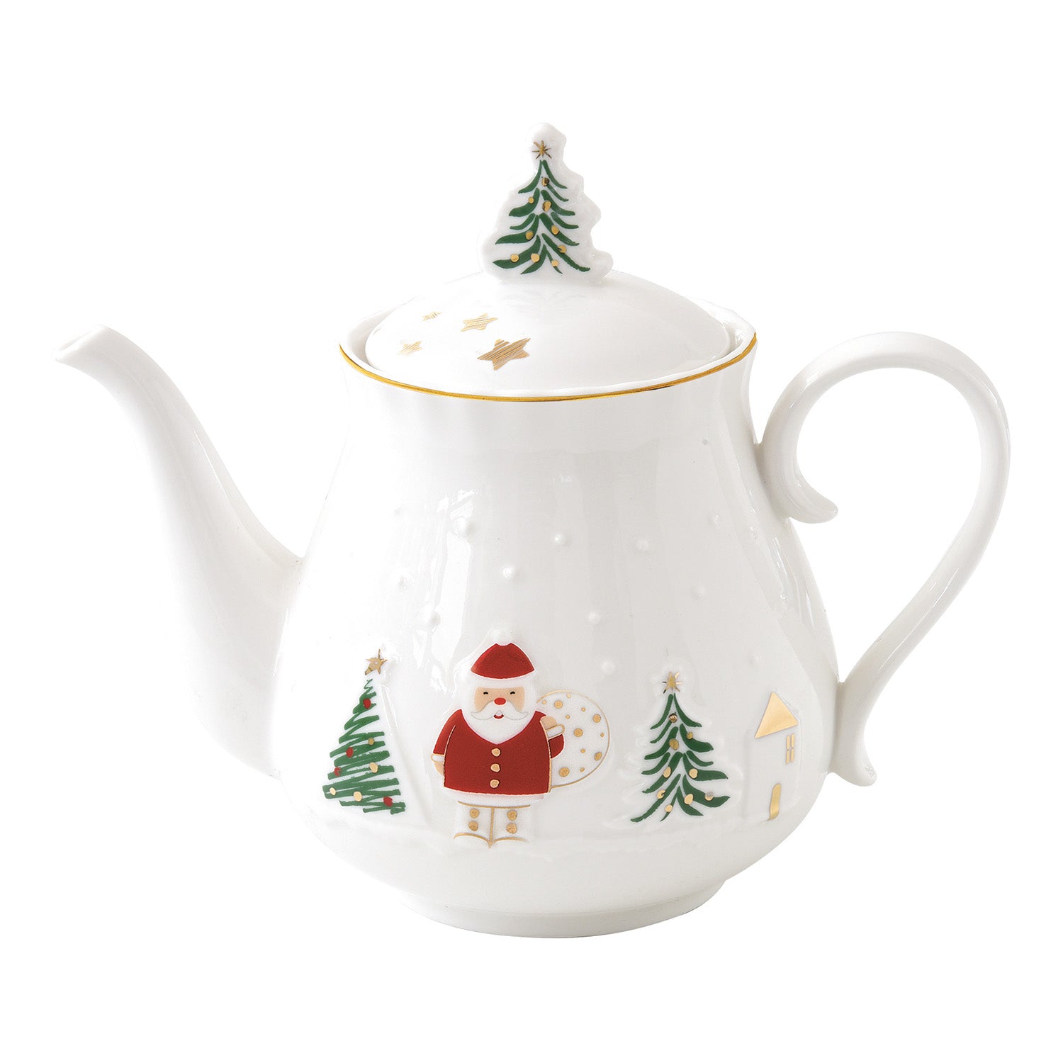 Ceainic din portelan, 1 L, Let it Snow - COOKSHOP SPECIALS