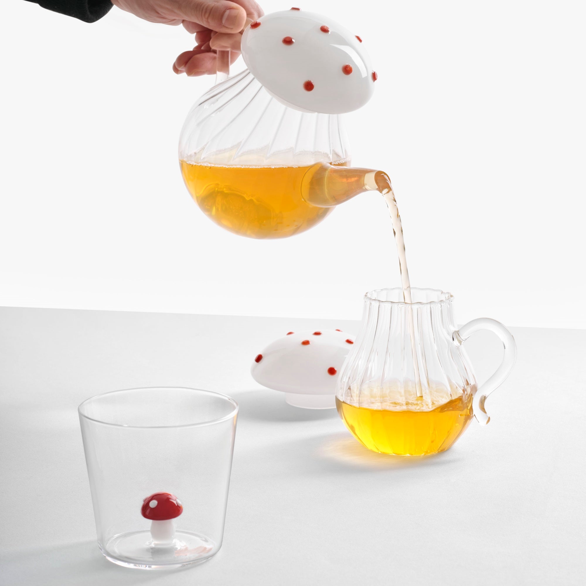 Ceainic din sticla, Ciuperca, Alice by Alessandra Baldereschi - ICHENDORF - Image 1