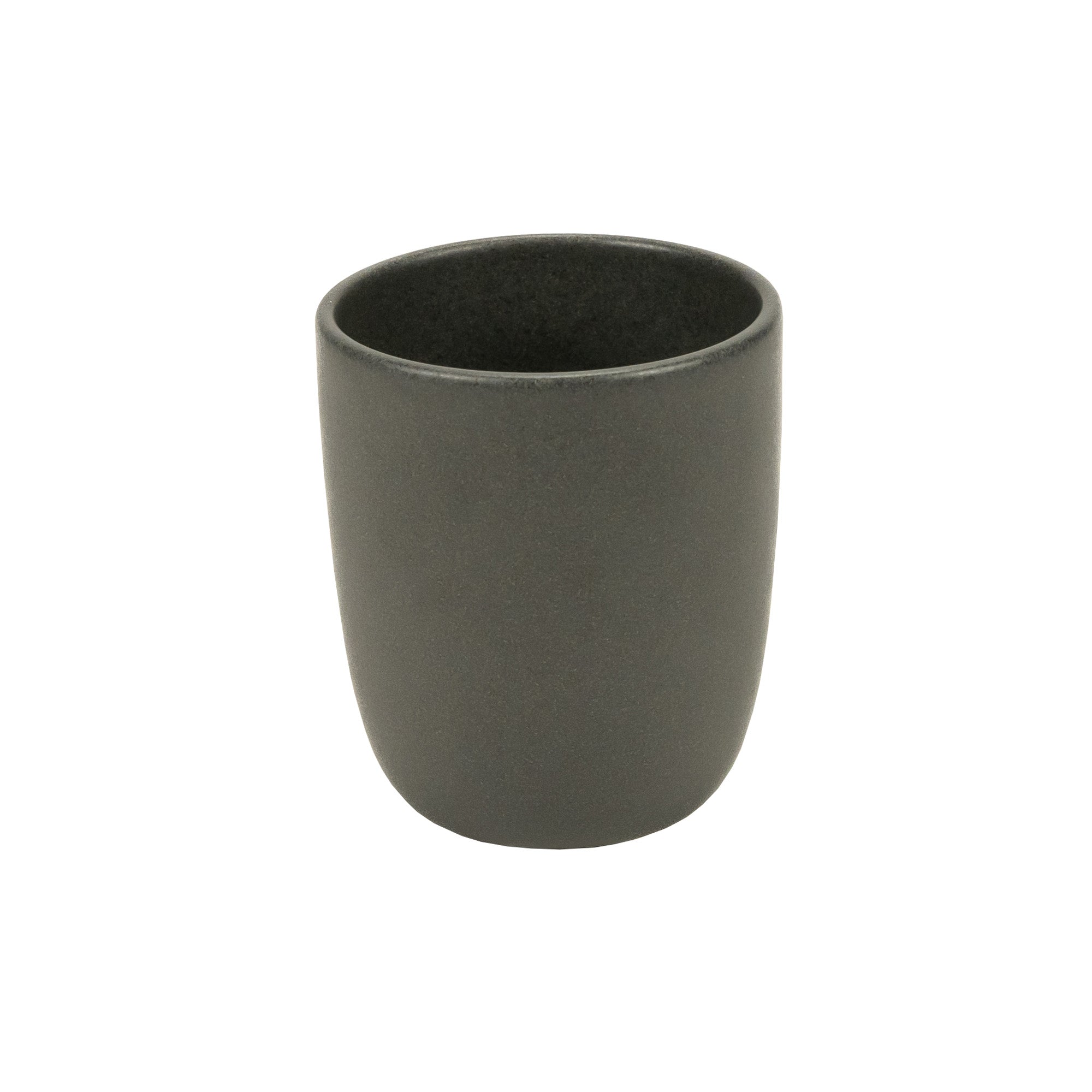 Ceasca ceramica pentru cappuccino, 9 cm, Mira Dark Grey - VILLACER