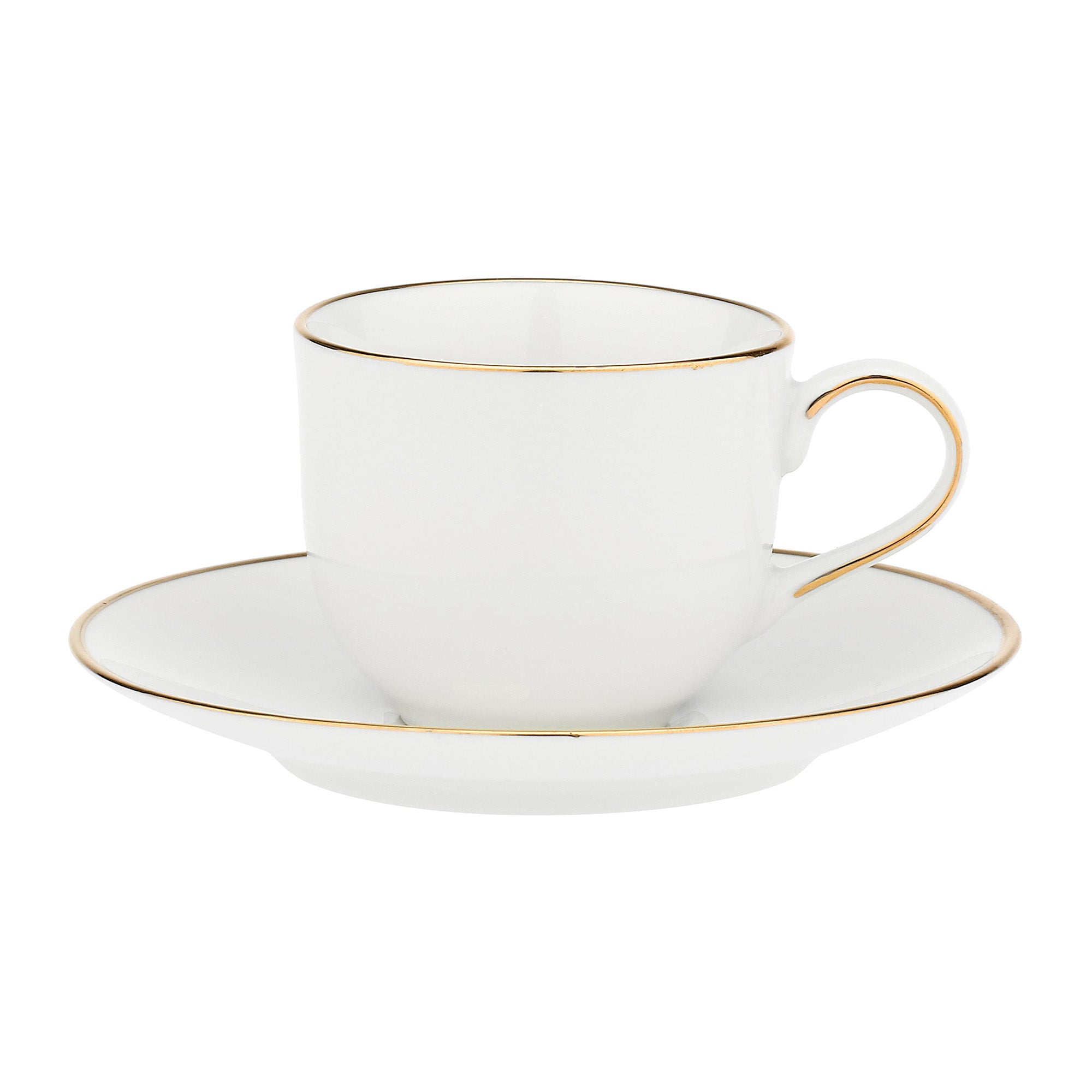 Ceasca pentru cafea si farfurie, 90 ml, Maesta - LA PORCELLANA BIANCA