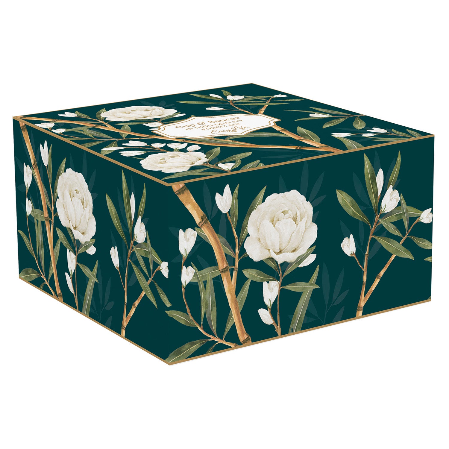 Ceasca pentru ceai si farfurie, 240 ml, Royal Peonies - COOKSHOP SPECIALS