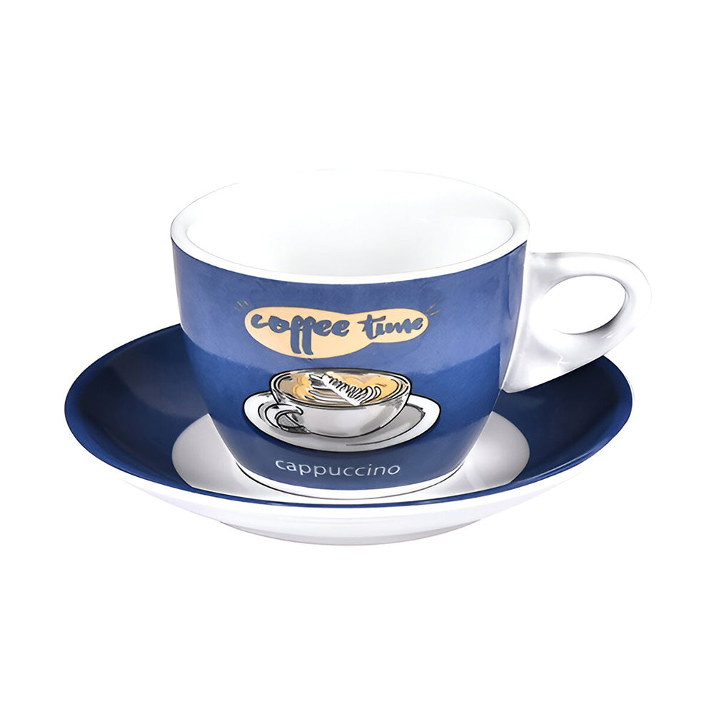 Ceasca si farfurie pentru ceai, 200 ml, Coffee Time - COOKSHOP SPECIALS