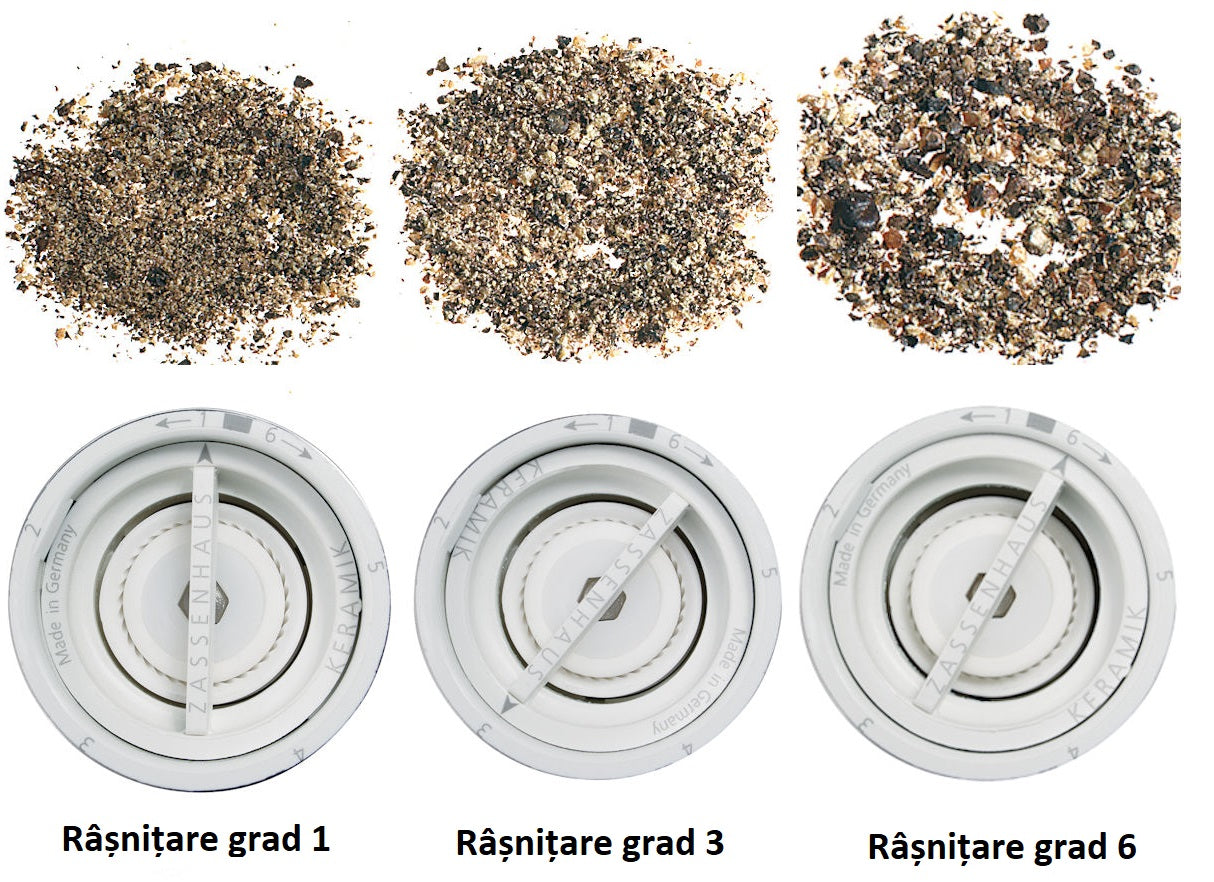 Rasnita pentru sare, 18 cm, negru, Augsburg - ZASSENHAUS - Image 3