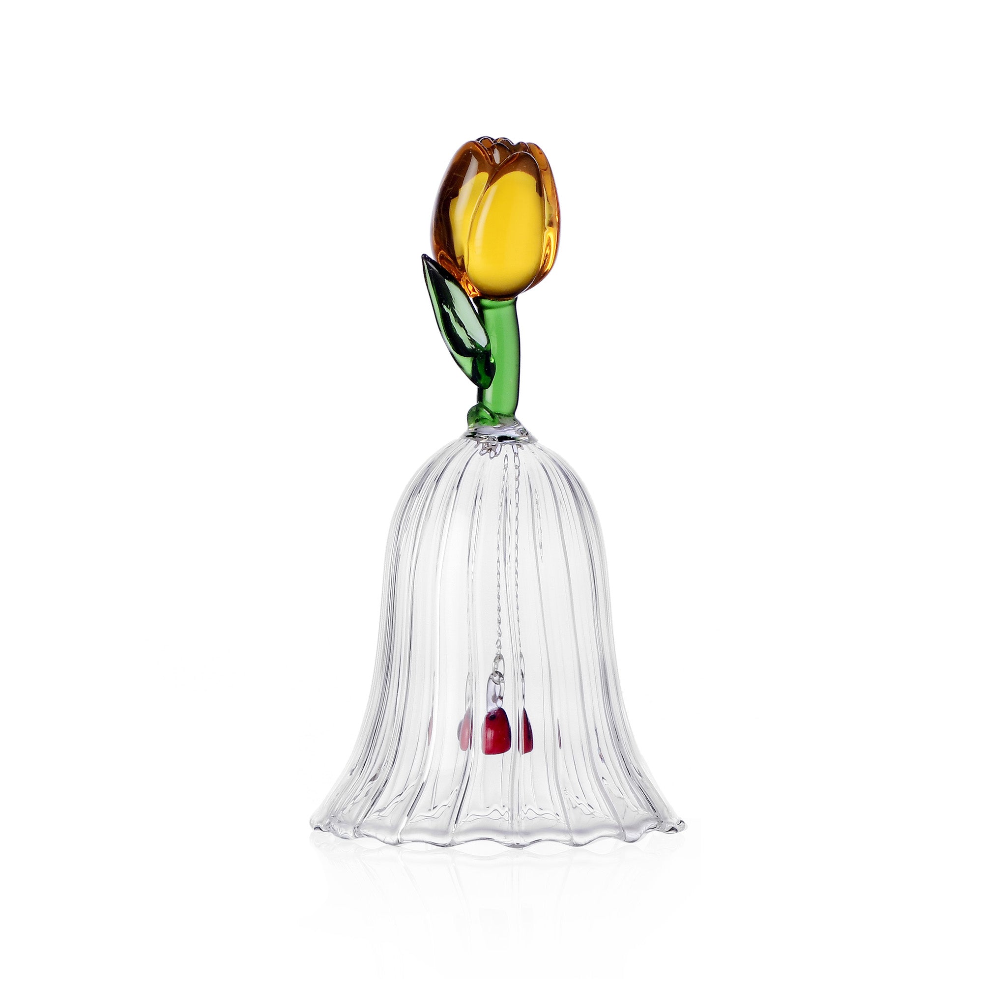 Clopotel din sticla, Amber Flower, Botanica by Alessandra Baldereschi - ICHENDORF