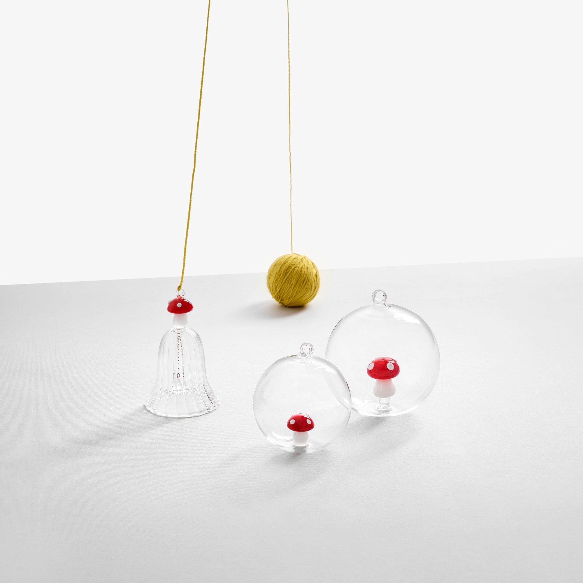 Clopotel din sticla, Ciuperca, Alice by Alessandra Baldereschi - ICHENDORF - Image 1