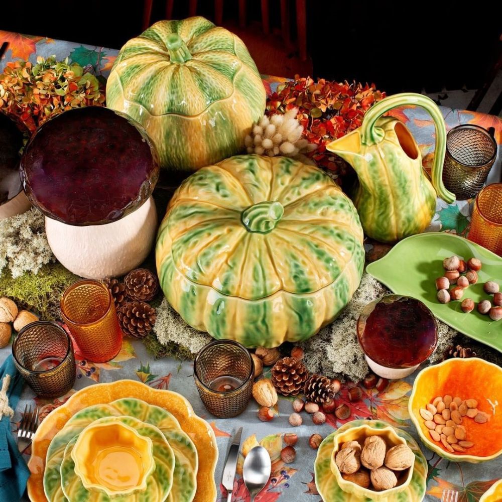 Supiera din ceramica, 25 cm, Abobora - BORDALLO PINHEIRO - Image 1