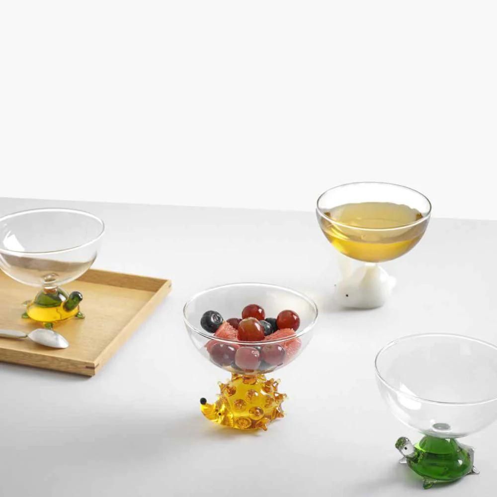 Bol din sticla, Arici Amber, Animal Farm - designer Alessandra Baldereschi - ICHENDORF - Image 1