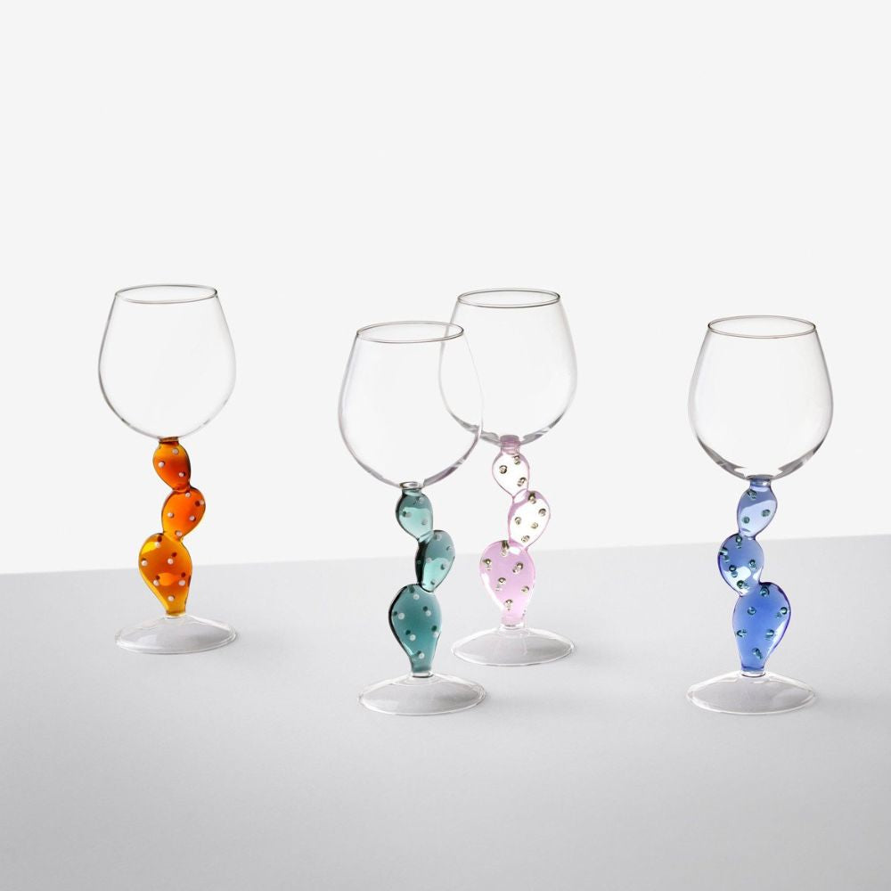 Pahar pentru vin, Cactus Amber, Desert Plants - designer Alessandra Baldereschi - ICHENDORF - Image 3