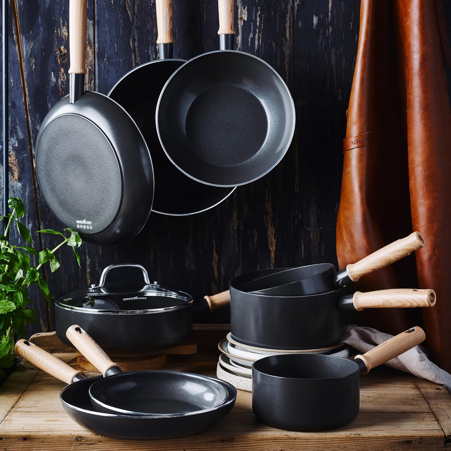 Tigaie wok ceramica non-aderenta Mayflower Vintage, 28 cm - GREENPAN - Image 4