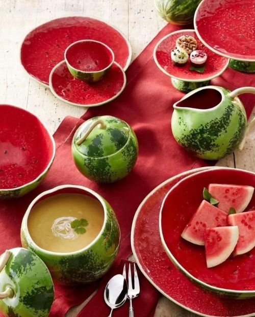 Vas central, 43 cm, Melancia - BORDALLO PINHEIRO - Image 2