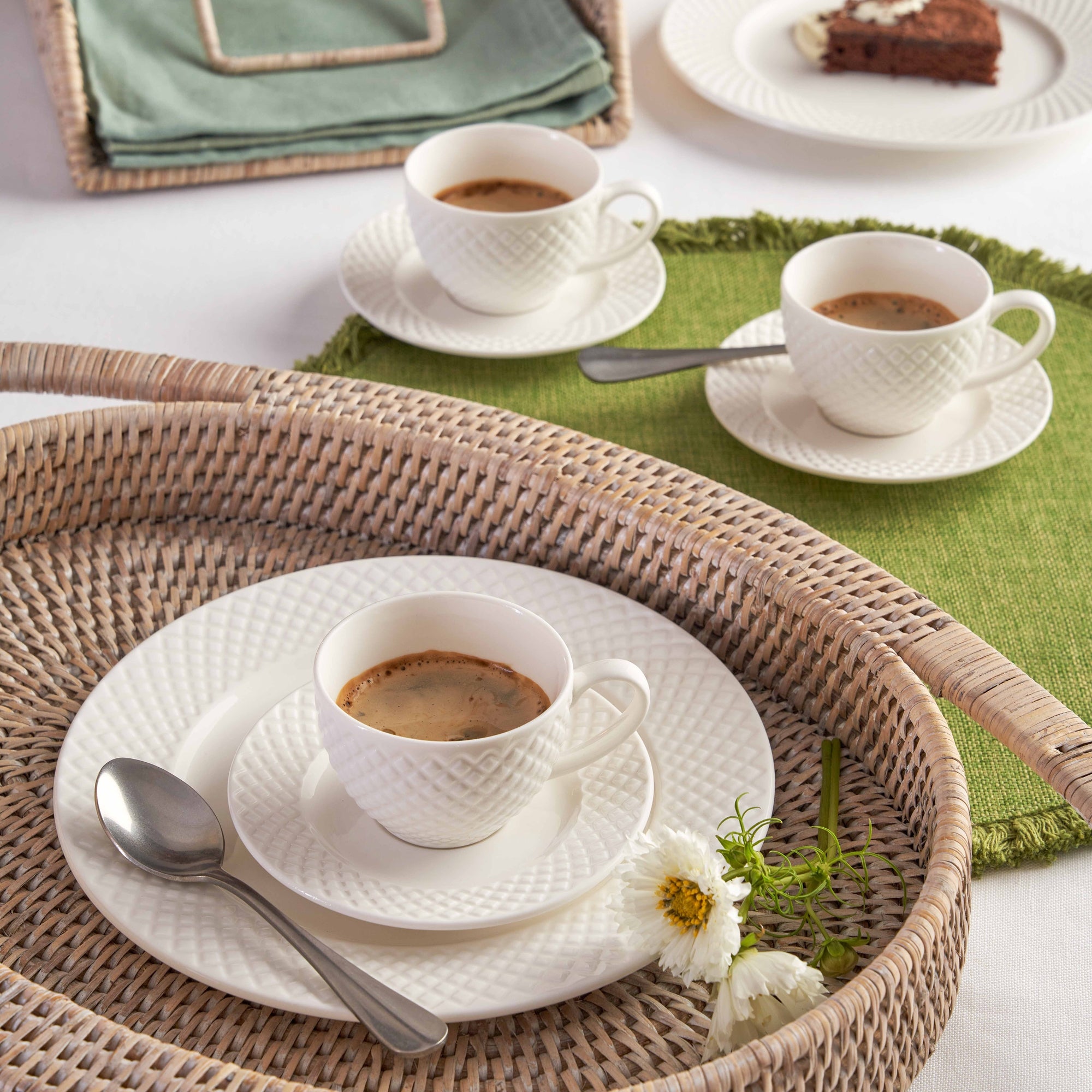 Set 6 cesti si farfurii pentru cafea, Reale - SIMONA'S COOKSHOP - Image 1