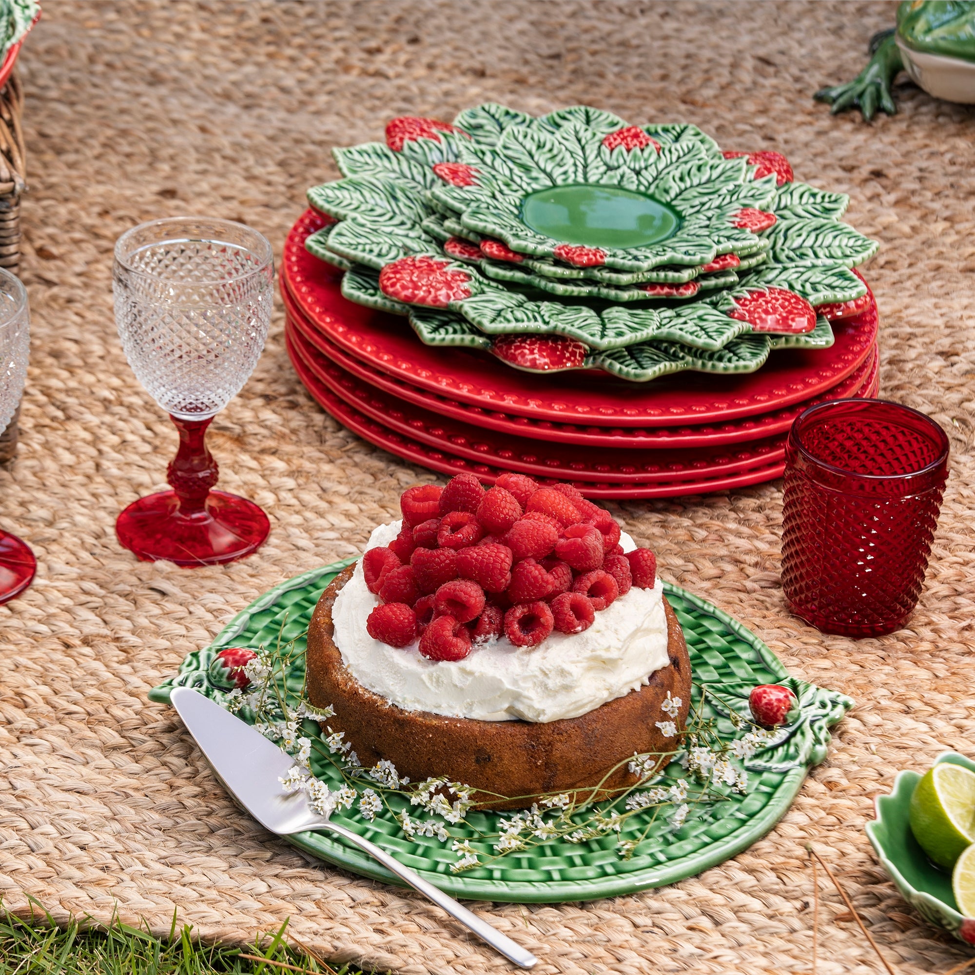 Carafa ceramica, Strawberries - BORDALLO PINHEIRO - Image 3