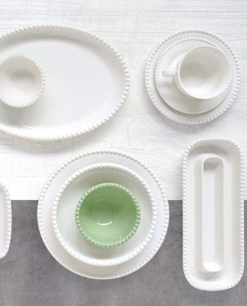 Farfurie pentru supa, portelan, verde, 20 cm, Tiffany - SIMONA'S COOKSHOP - Image 3