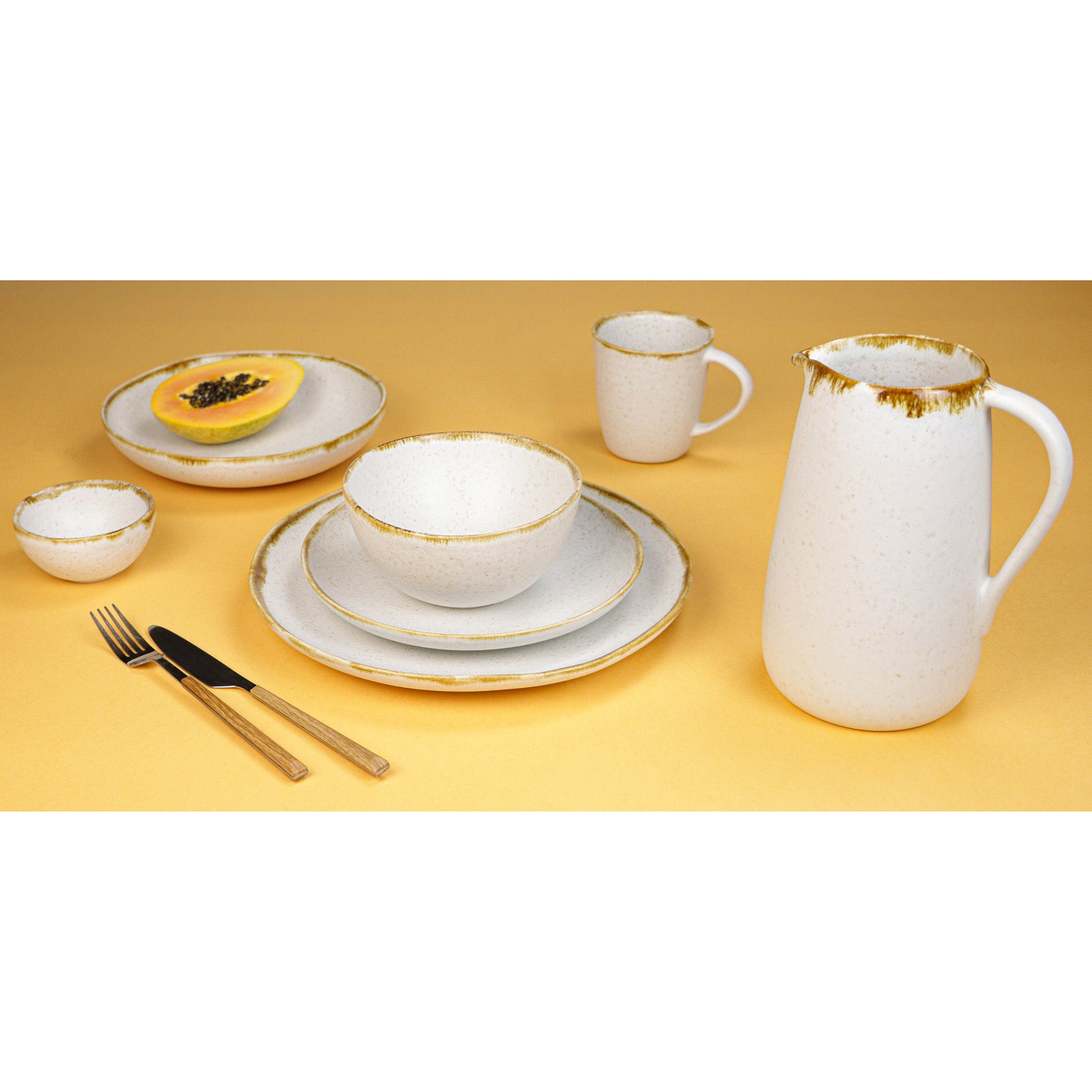 Farfurie ceramica pentru cina, 28 cm, Vitoria - VILLACER - Image 1