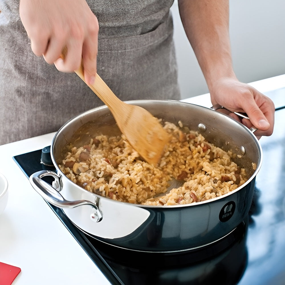 Cratita cu manere laterale si capac, inox, 5.1 L, 28 cm, Chef - BEKA - Image 3