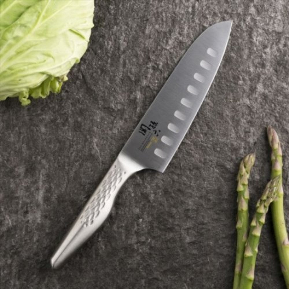 KAI Cutit festonat Santoku, Seki Magoroku Shoso, 16,5 cm - Image 1