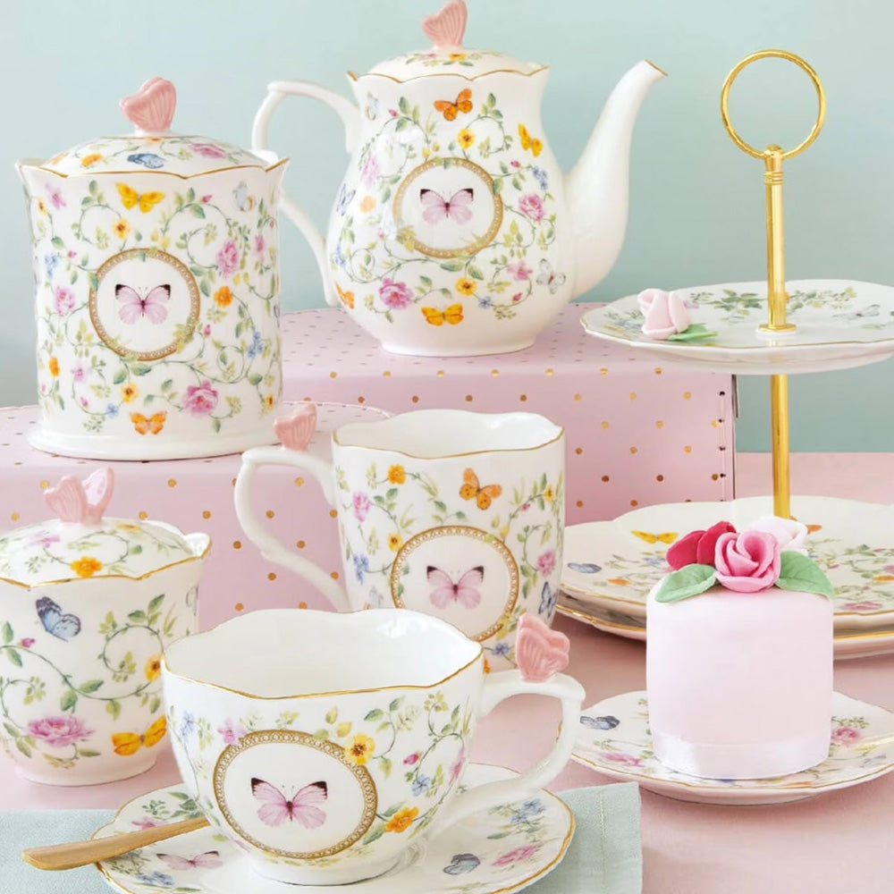 Bomboniera din portelan, 14 cm, Dancing Butterflies - COOKSHOP SPECIALS