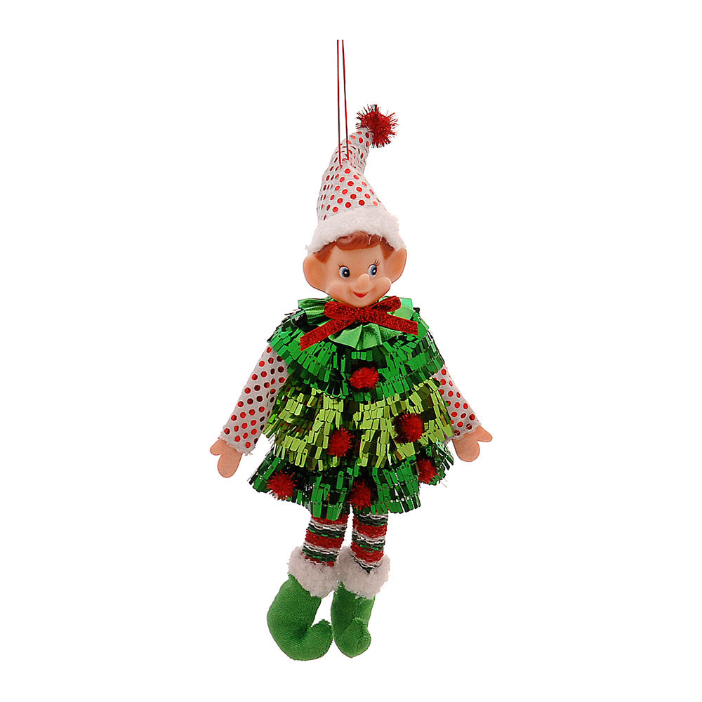 Decoratiune Elf, rosu/verde, 24 cm - COOKSHOP SPECIALS