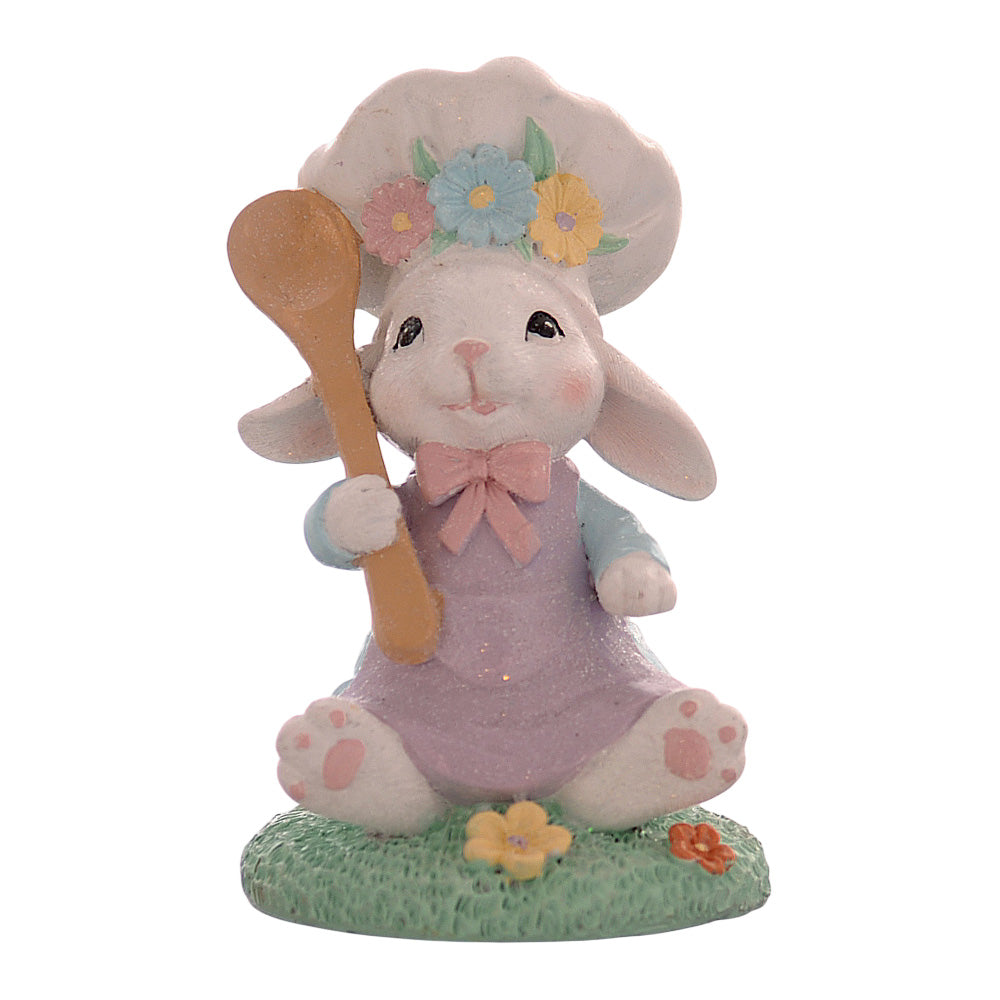 Decoratiune Iepure cu lingura, 14 cm - COOKSHOP SPECIALS