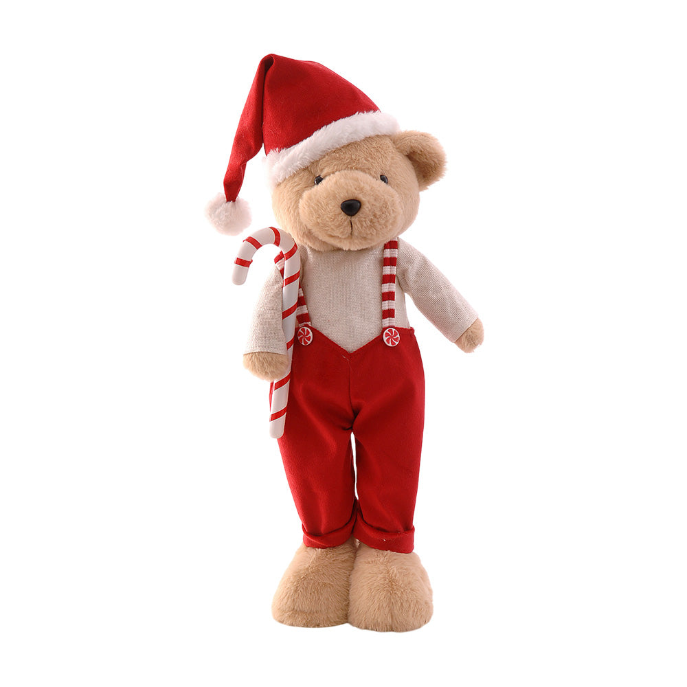 Decoratiune Standing bear, rosu/maro, 47 cm - COOKSHOP SPECIALS