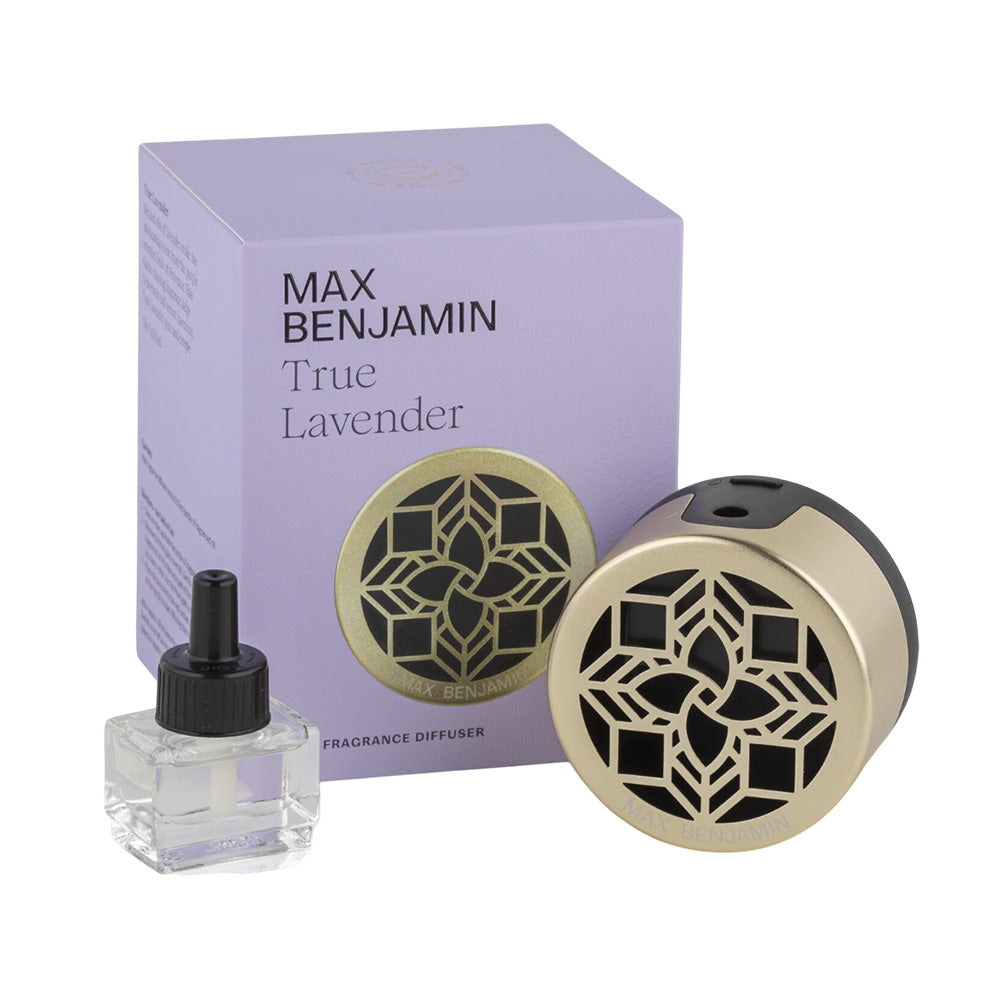 Difuzor electric esenta parfumata, 15 ml, True Lavender, Classic - MAX BENJAMIN