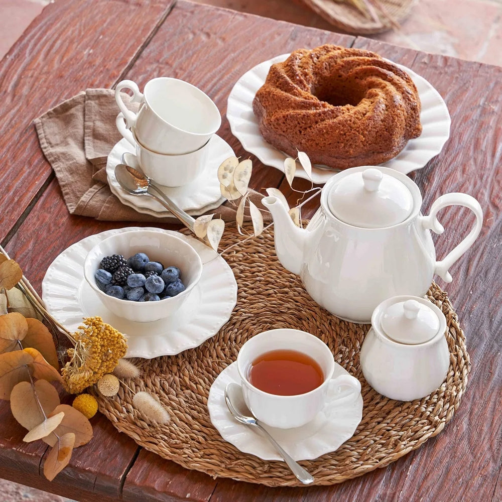 Ceasca pentru cafea si farfurie, 80 ml, Ducale - LA PORCELLANA BIANCA