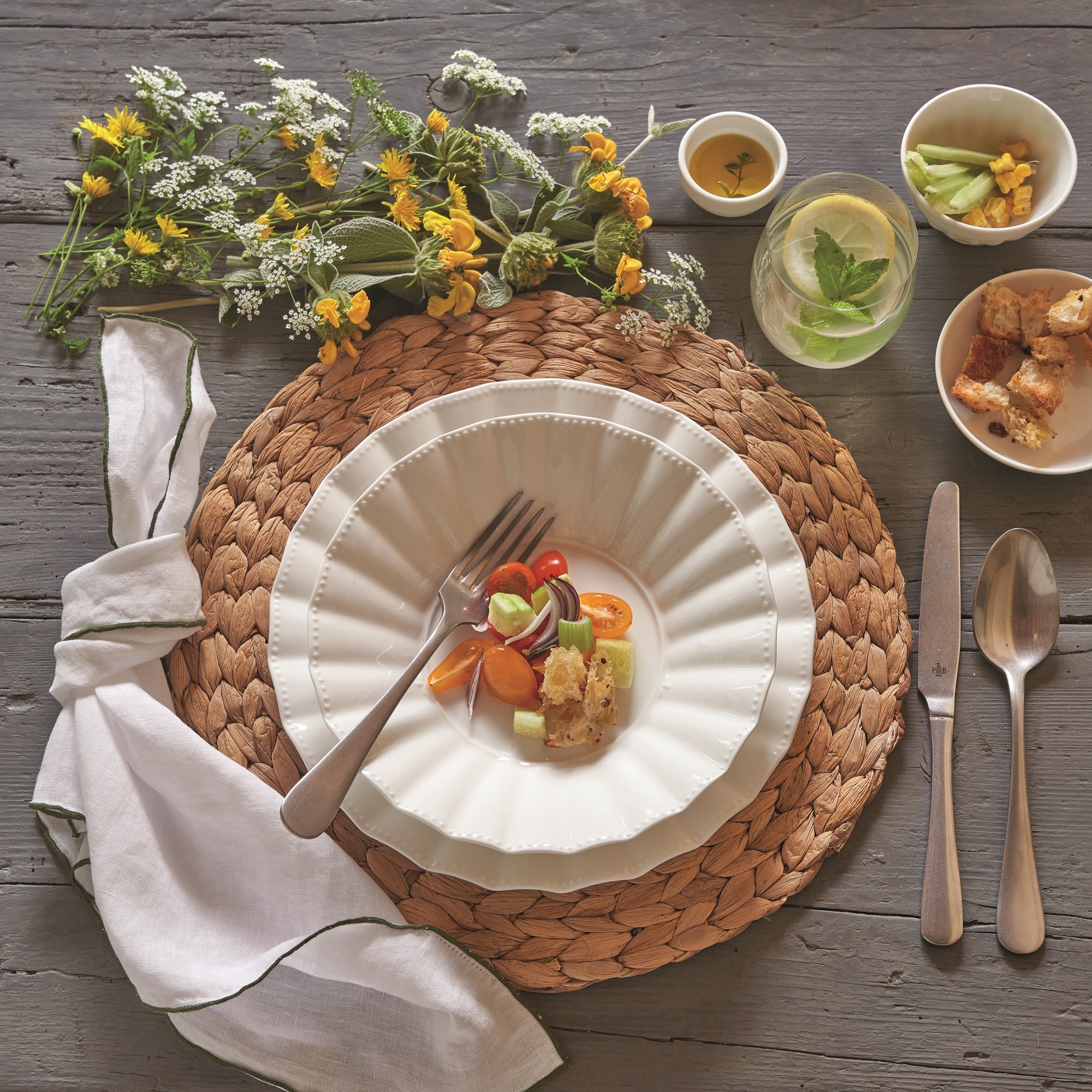 Farfurie pentru supa, 22 cm, Ducale - LA PORCELLANA BIANCA