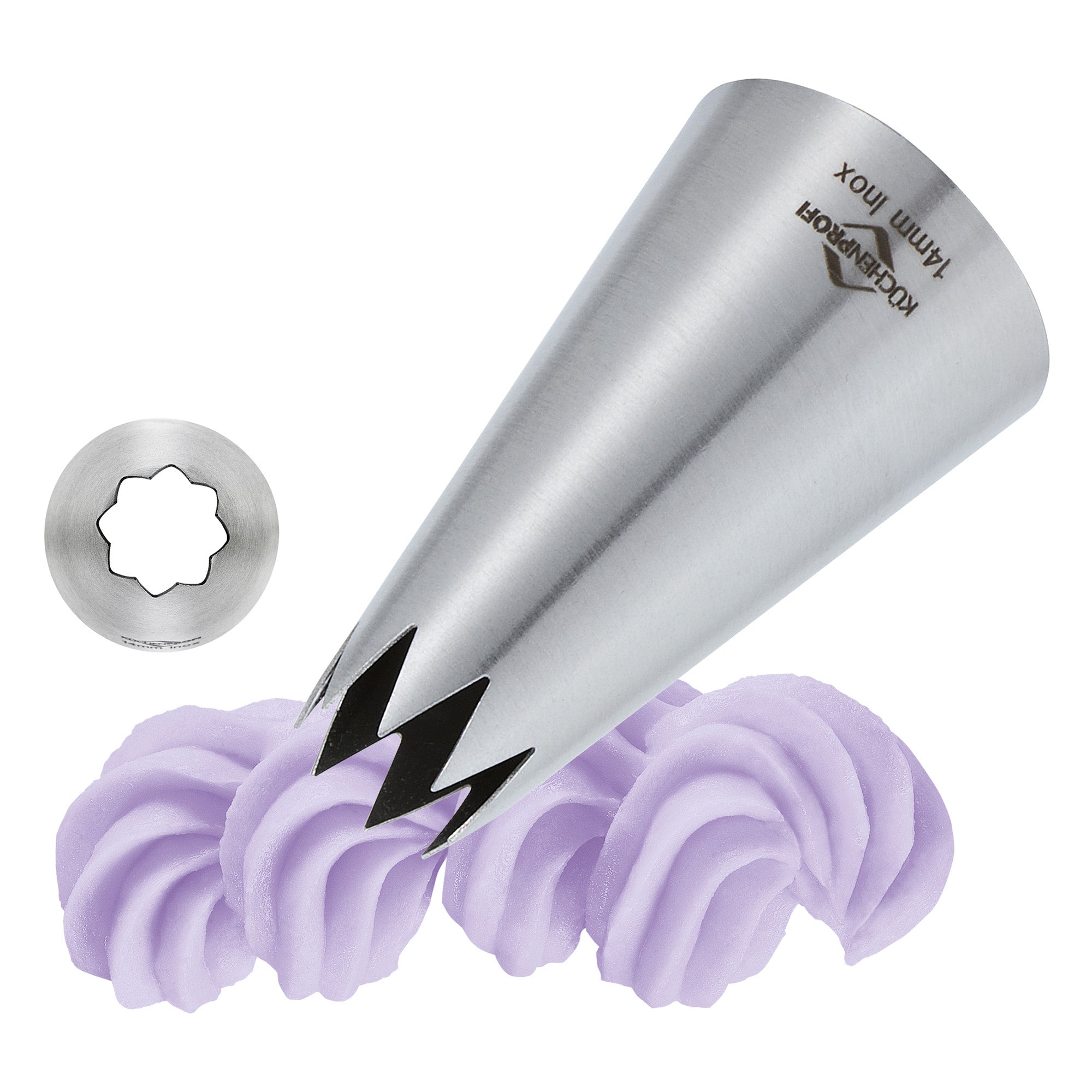 Dui in forma de stea, 14 mm, inox, Bake - KUCHENPROFI