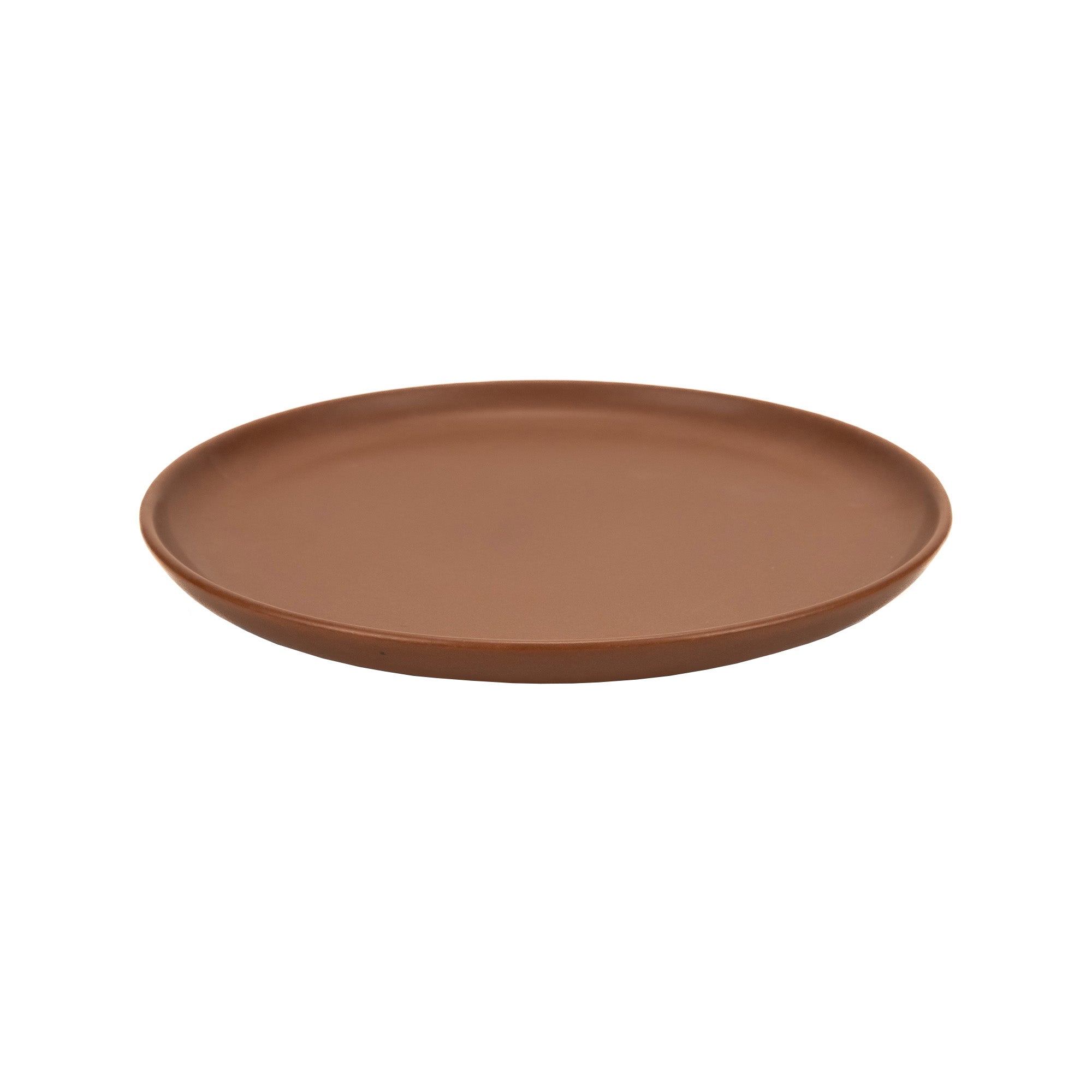 Farfurie ceramica pentru desert, 22 cm, Mira Brown - VILLACER