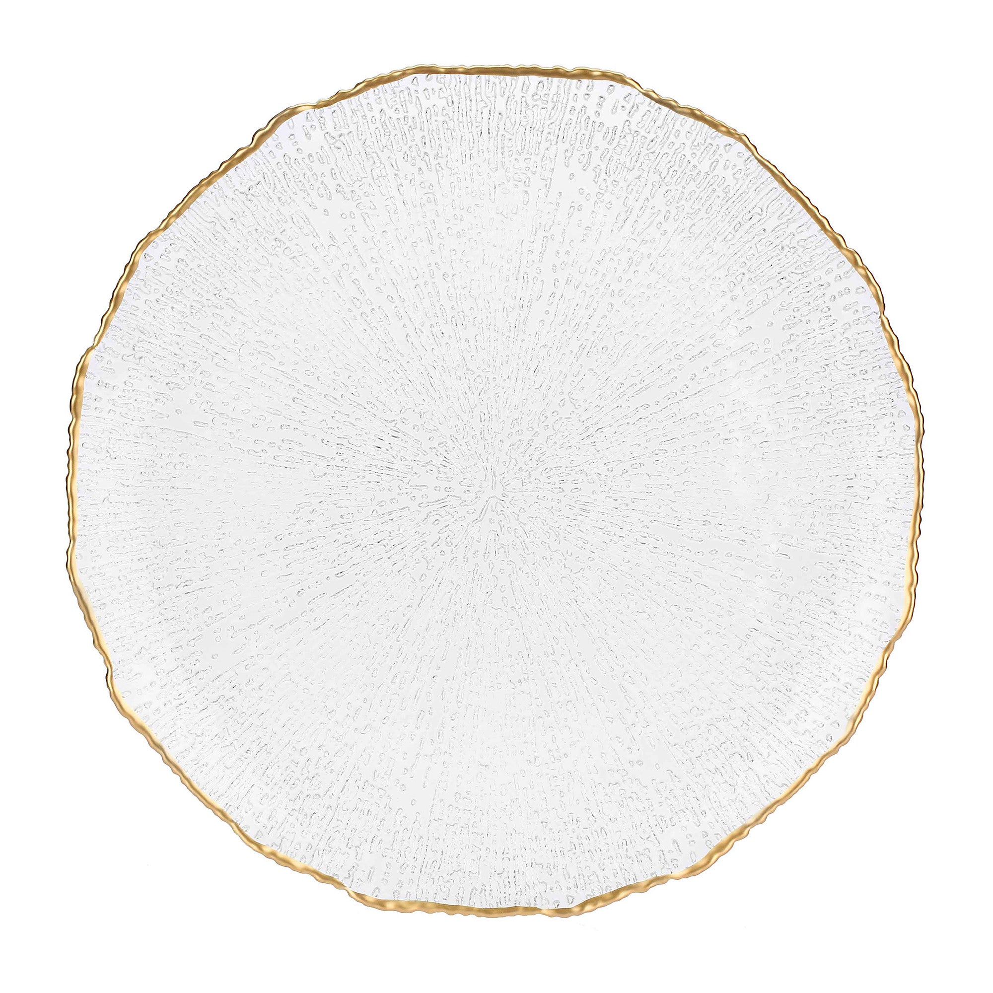 Farfurie de prezentare din sticla, 33 cm, Maesta - LA PORCELLANA BIANCA