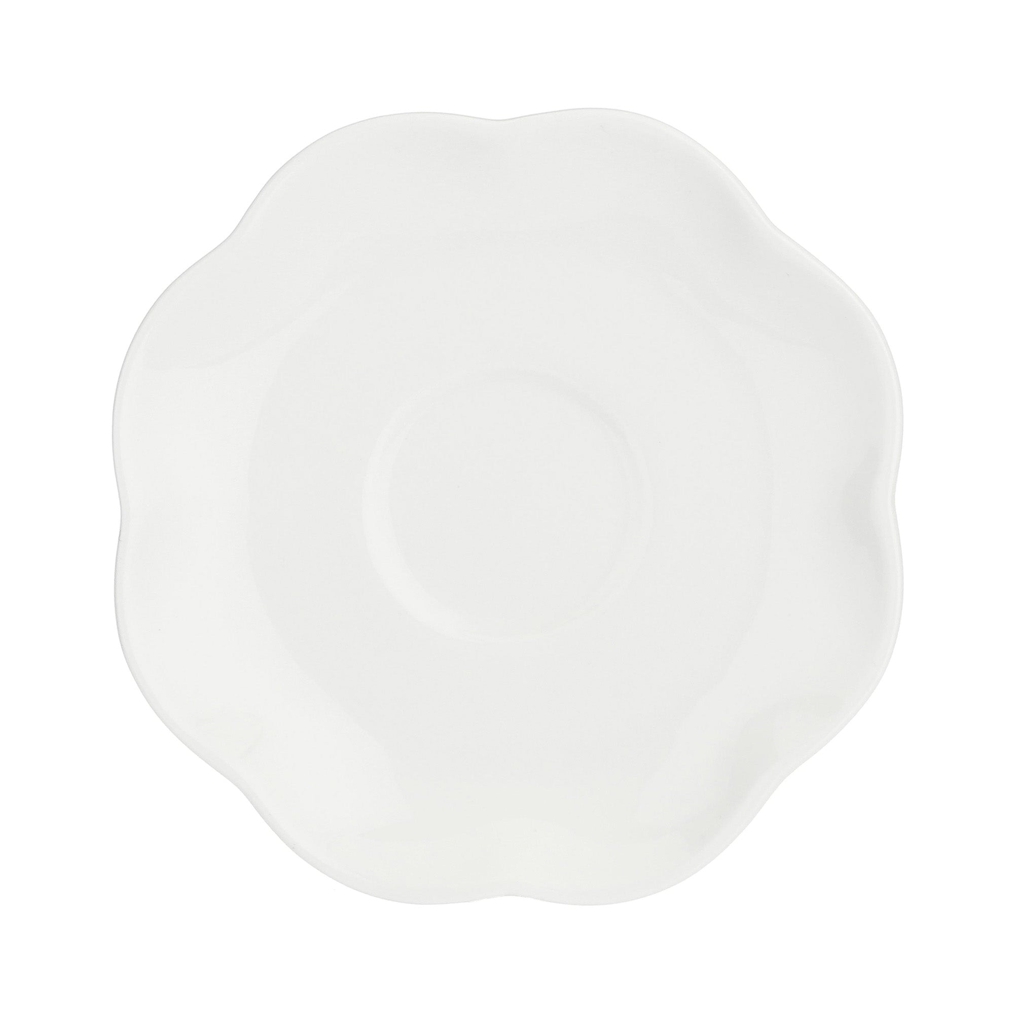 Ceasca pentru cafea si farfurie, 90 ml, Villadeifiori - LA PORCELLANA BIANCA