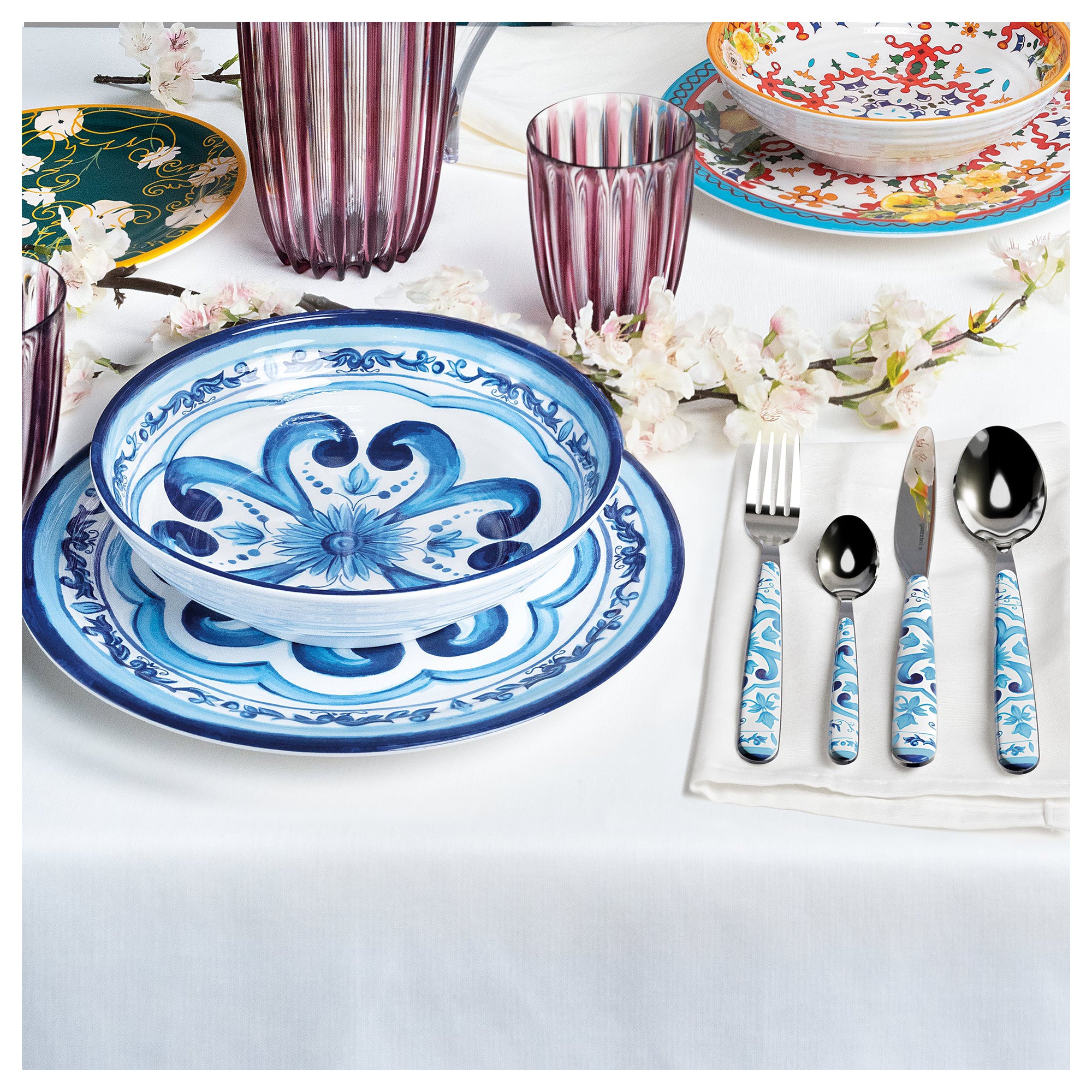 Farfurie pentru cina, 27.5 cm, Blues - GUZZINI - Image 2