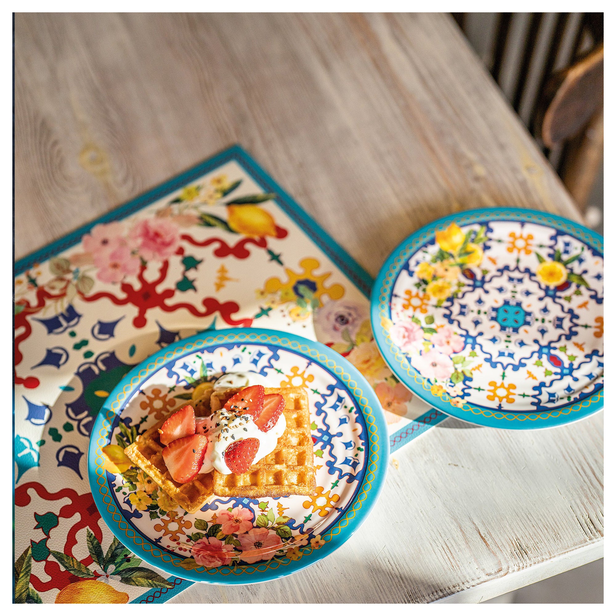 Farfurie pentru desert, 21.5 cm, Flower&Lemon - GUZZINI - Image 1