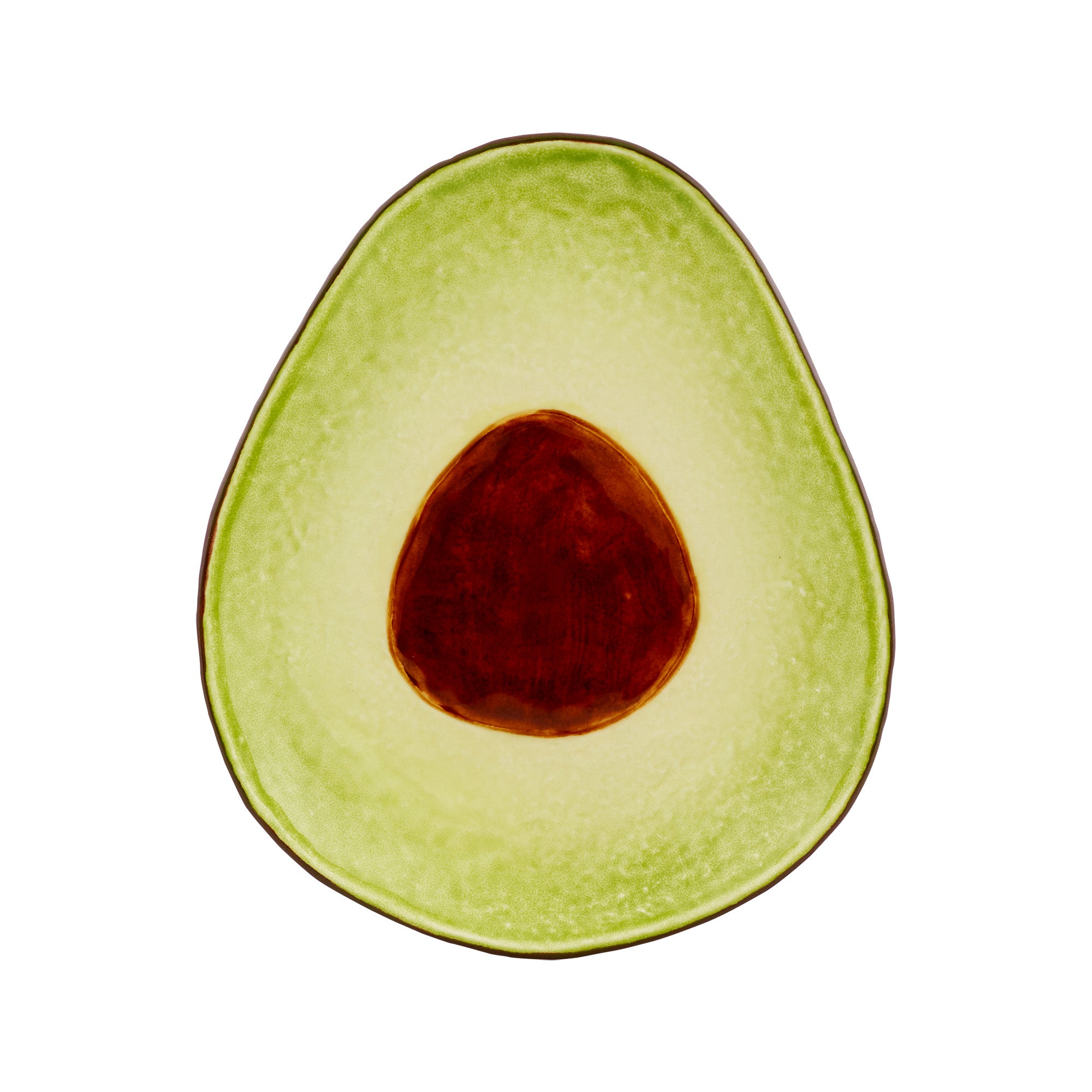 Farfurie pentru desert, 25 cm, Frutos Tropicais Avocado - BORDALLO PINHEIRO