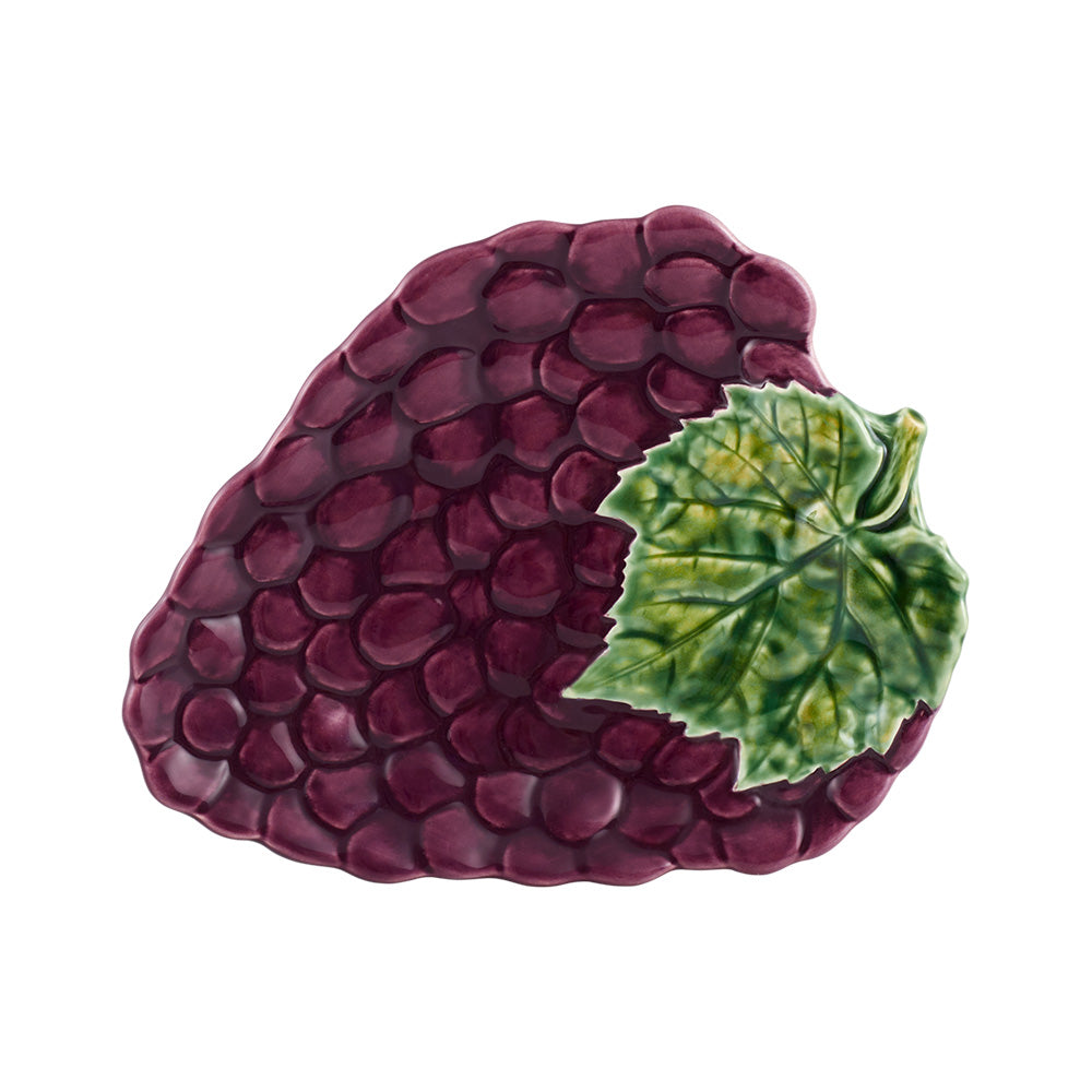 Farfurie pentru desert, mov, 23 cm, Grapes - BORDALLO PINHEIRO