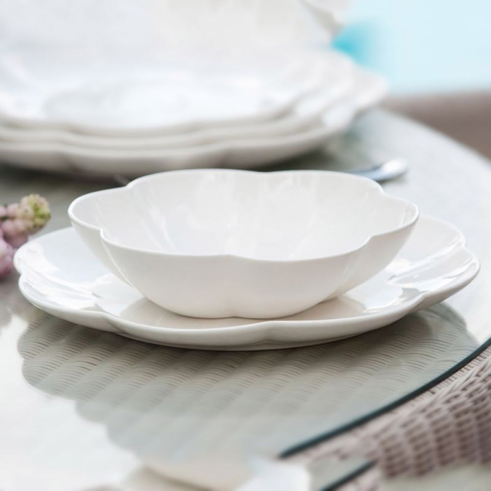 Farfurie pentru cina, 26 cm, Villadeifiori - LA PORCELLANA BIANCA