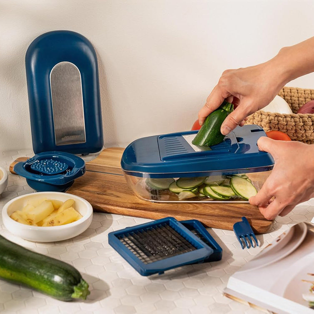 Feliator multifunctional cu 3 lame, albastru - MASTRAD - Image 1